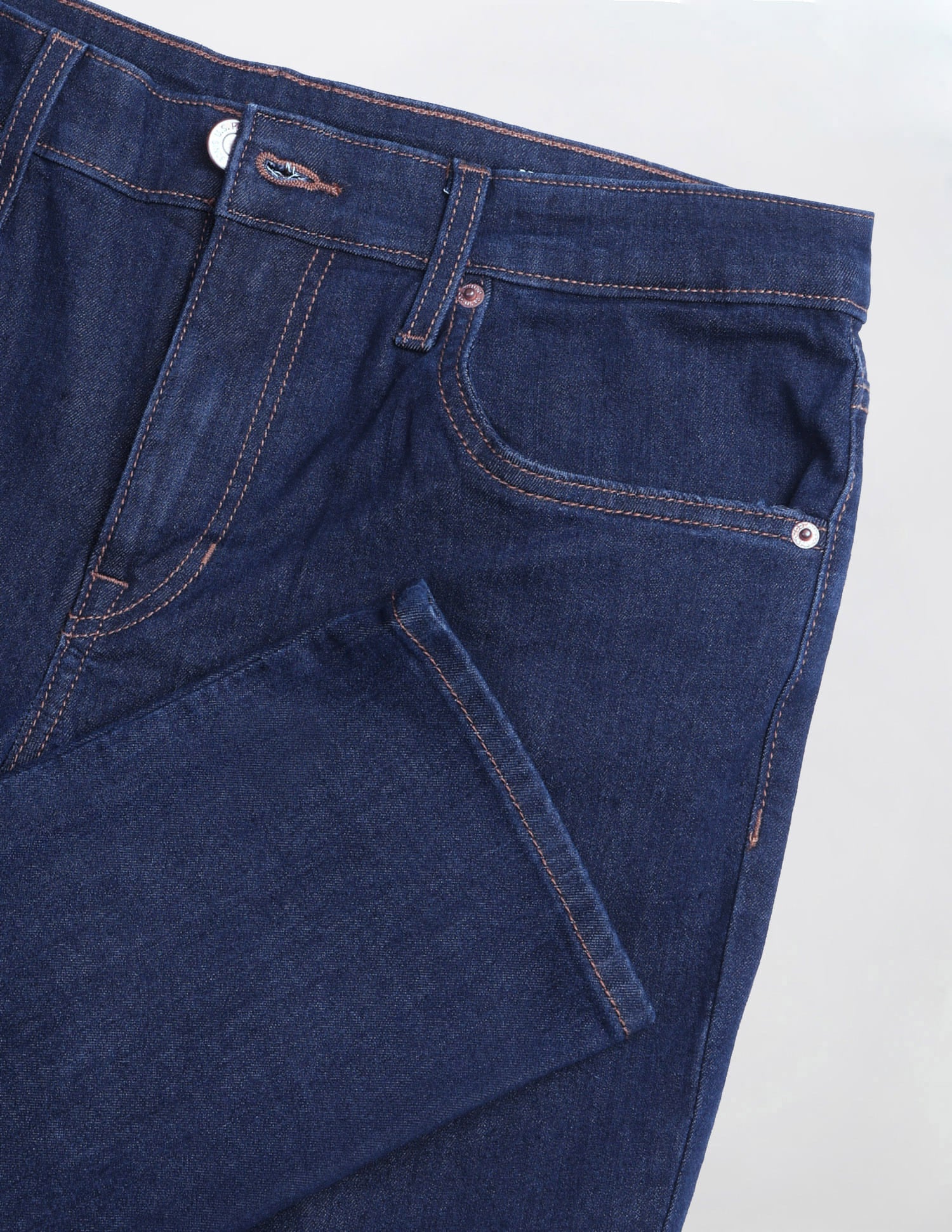 Solid Slim Tapered Fit Jeans Blue - U.S. Polo Assn. India | Large