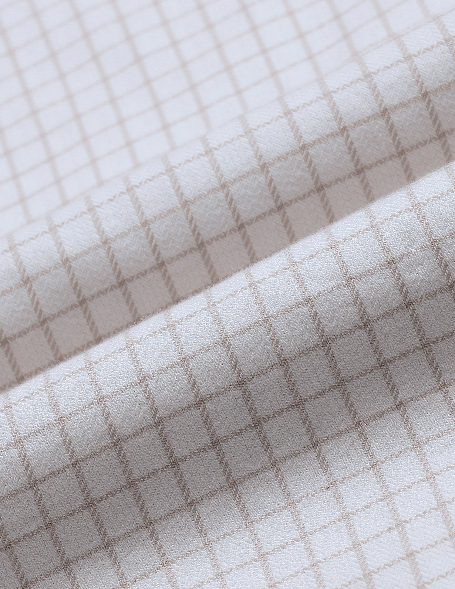 Graph Checked Regular Fit Shirt Ivory - U.S. Polo Assn. India | Large