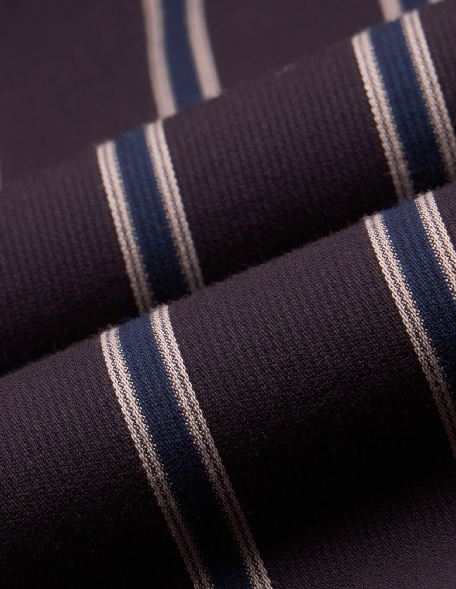 Vertical Striped Dobby Shirt Choco - U.S. Polo Assn. India | Large