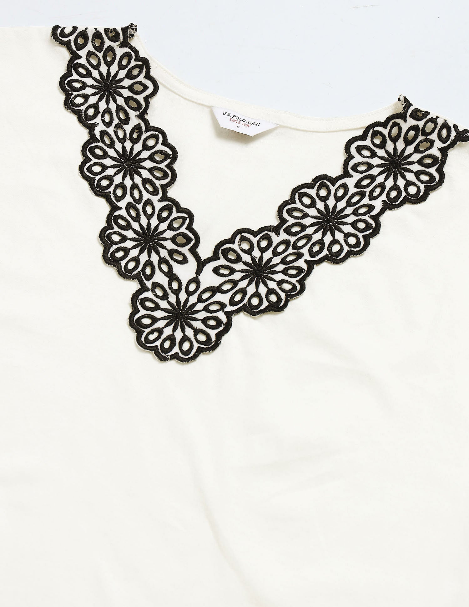 Pure Cotton Loose Fit T-Shirt White - U.S. POLO ASSN. | Large