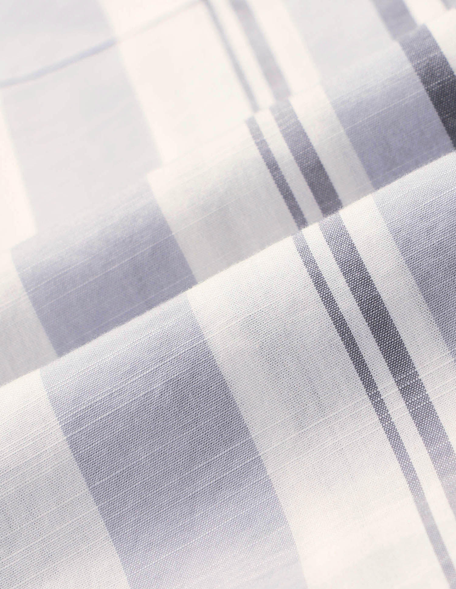Vertical Striped Pure Cotton Shirt Grey - U.S. Polo Assn. India | Large