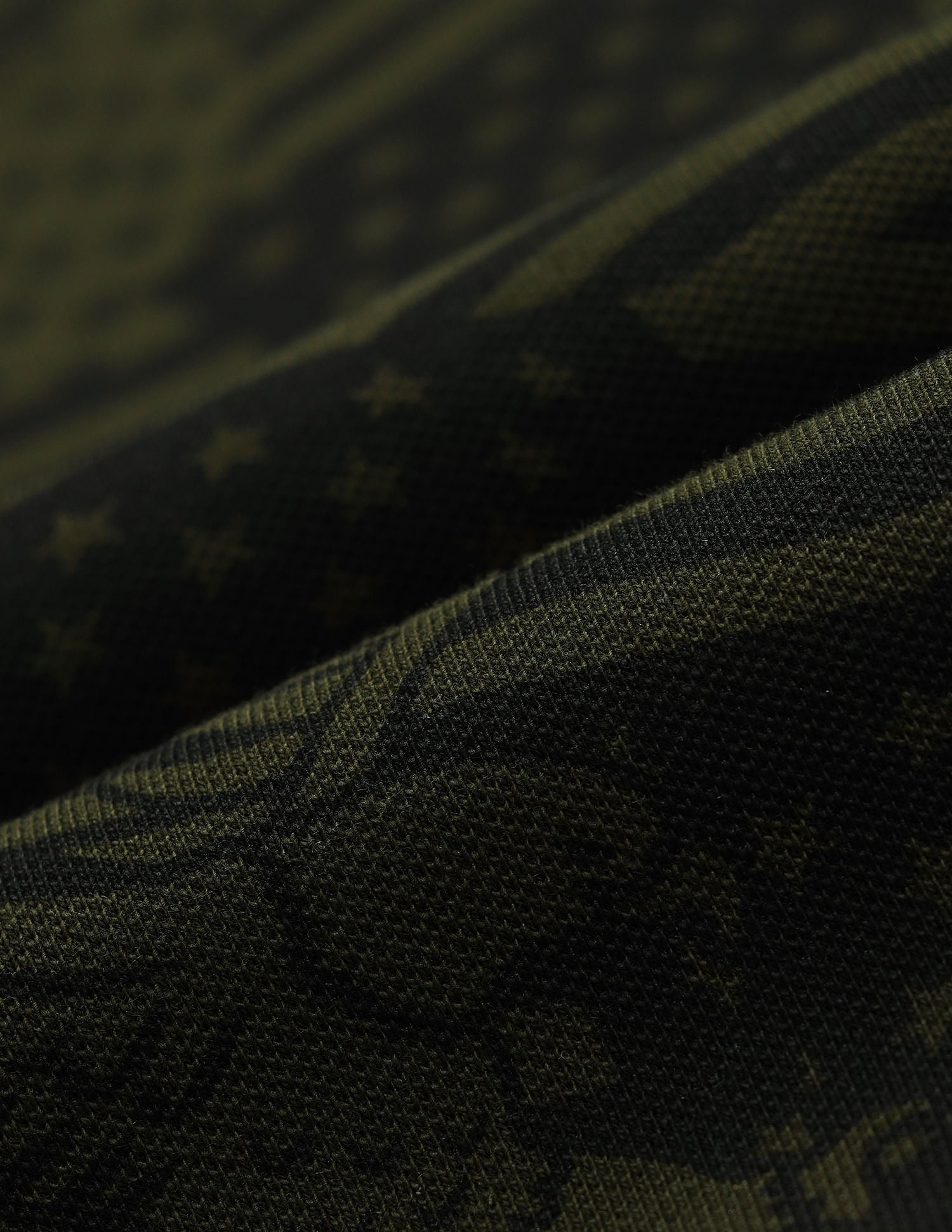 Muscle Fit Printed Polo Shirt Olive - U.S. Polo Assn. India | Large