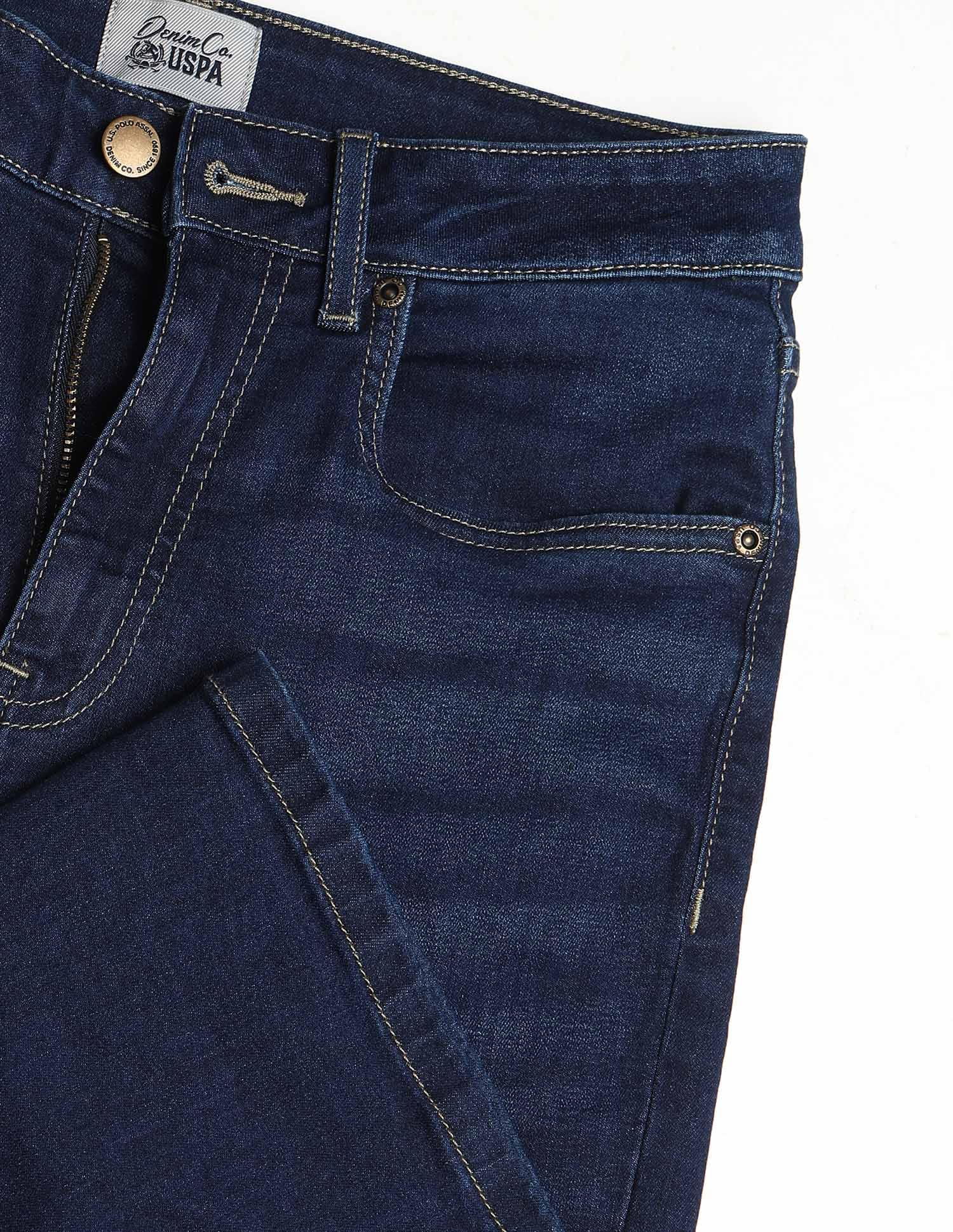 High Rise Extreme Flared Fit Jeans Blue - U.S. Polo Assn. India | Large