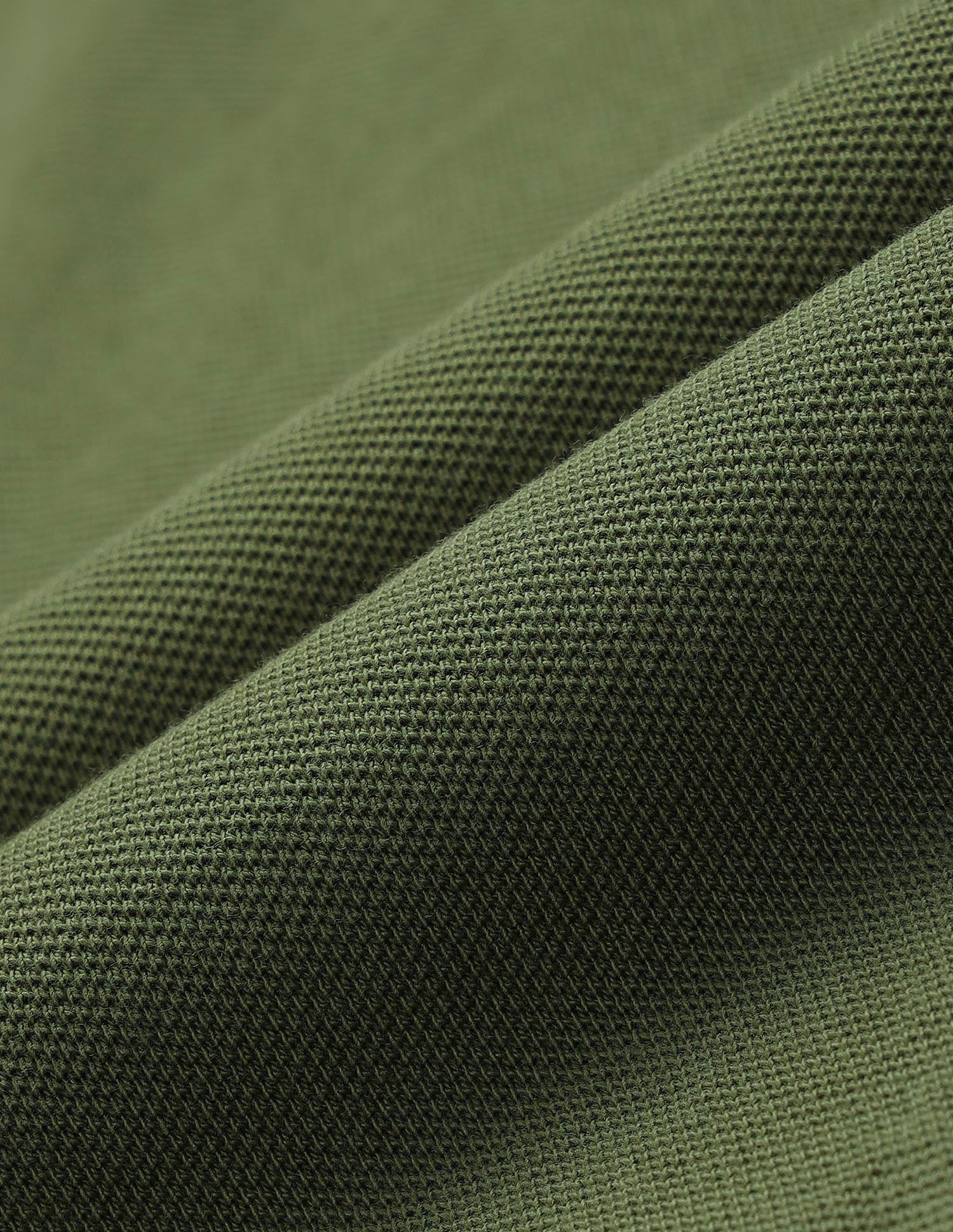 Slim Fit Pure Cotton Polo Shirt Olive - U.S. Polo Assn. India | Large