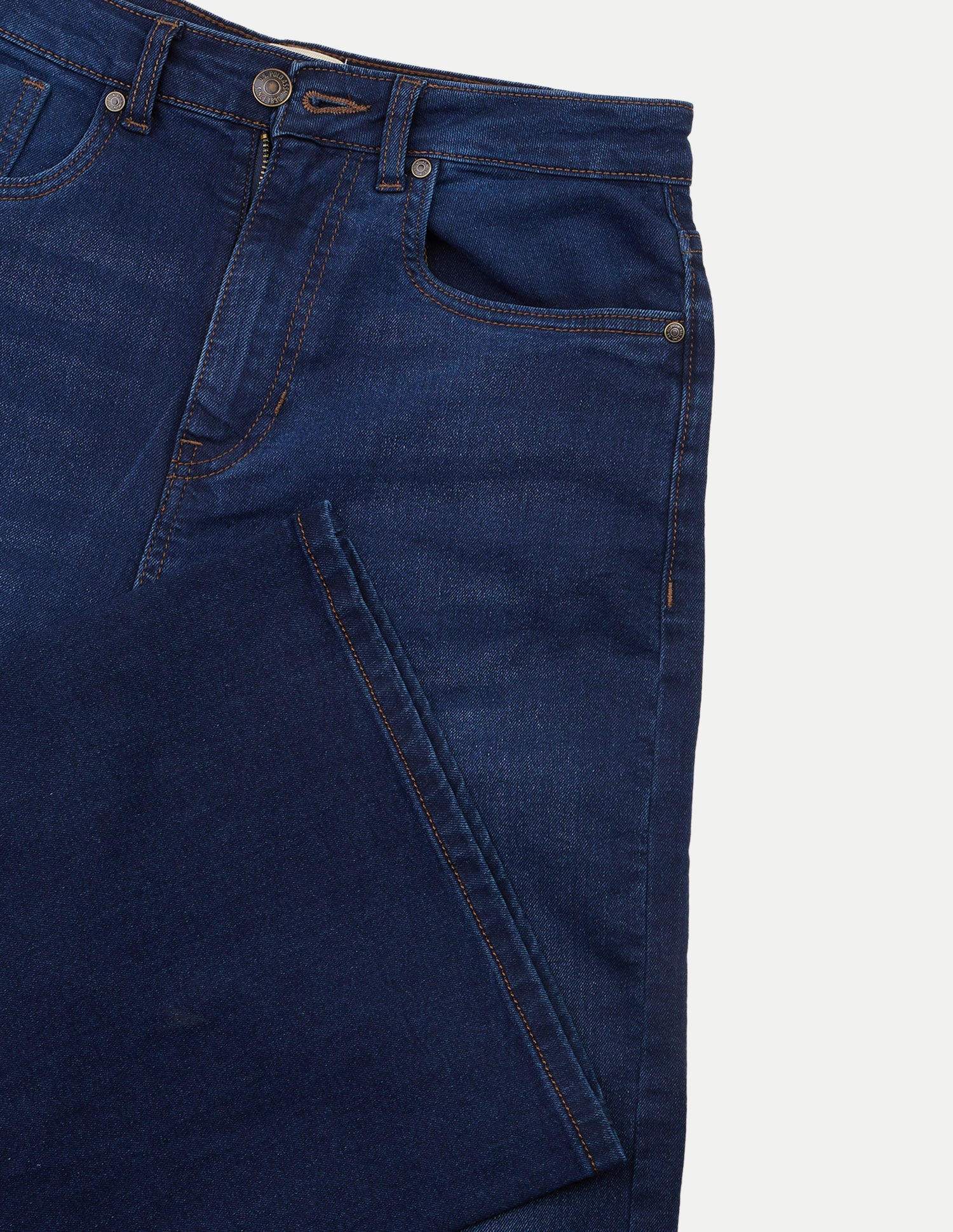 Baggy Fit Blue Jeans Dark Blue - U.S. Polo Assn. India | Large