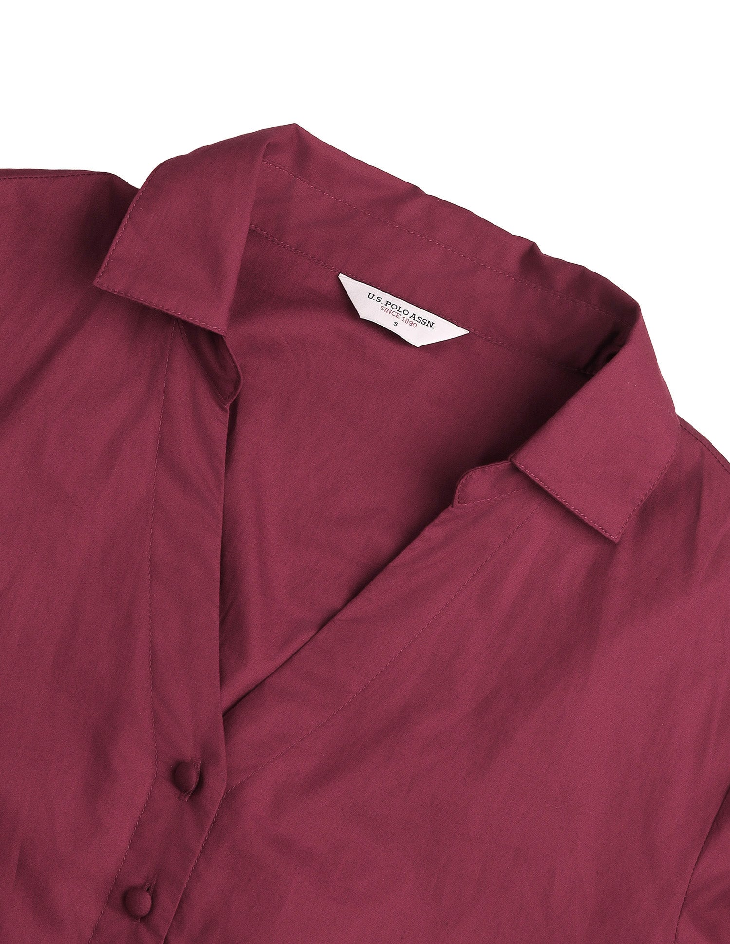 Solid Fit & Flare Dress Red - U.S. Polo Assn. India | Large