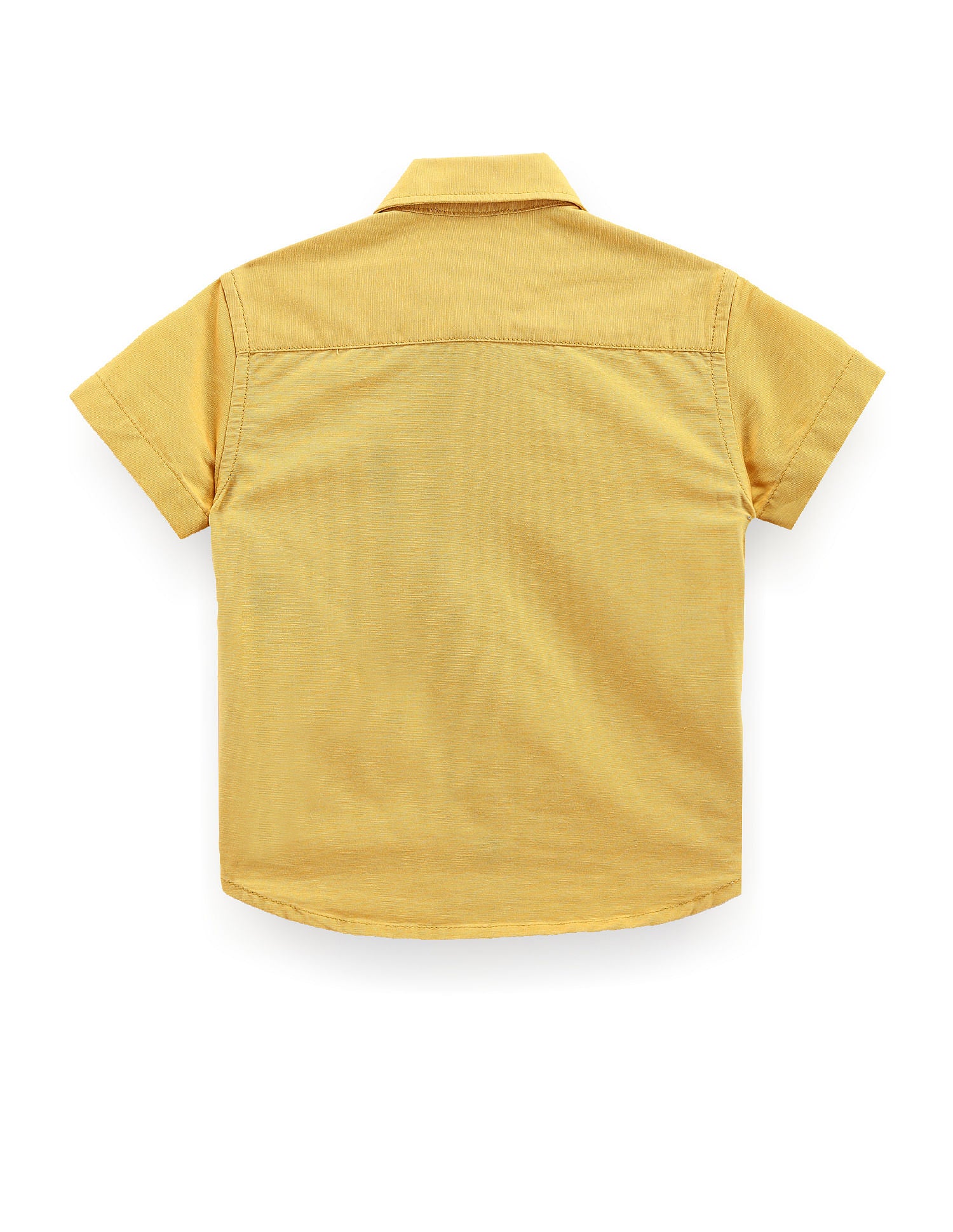 Solid Cotton Shirt Mustard - U.S. POLO ASSN. | Large