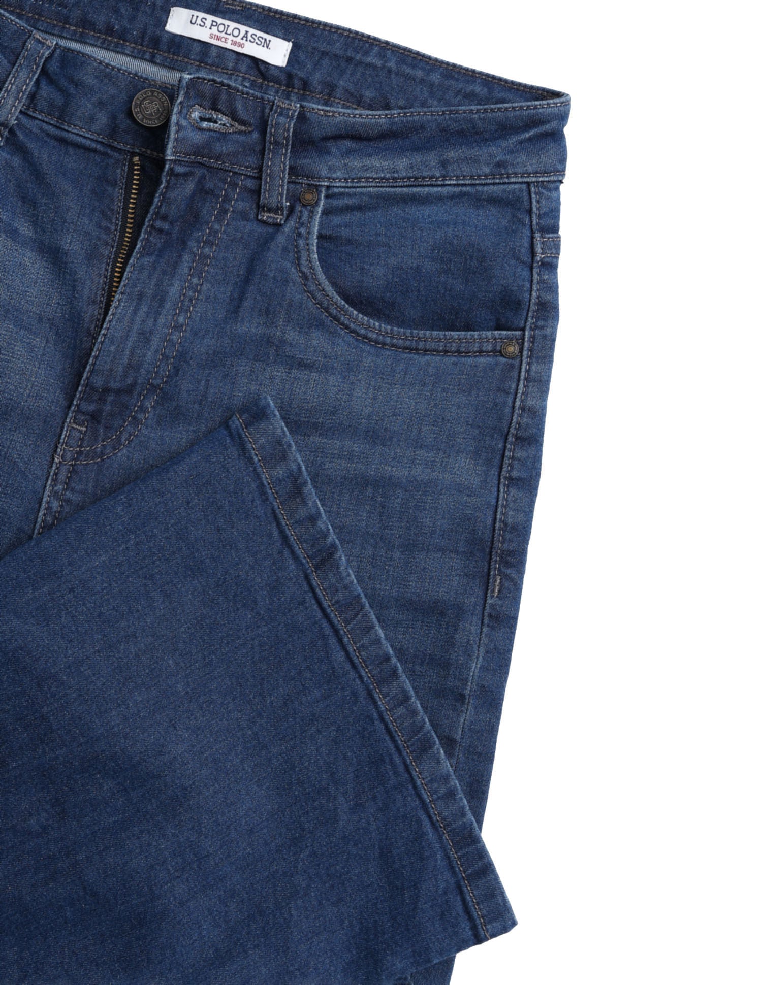 High-Rise Extreme Flared Fit Jeans Blue - U.S. POLO ASSN. | Large