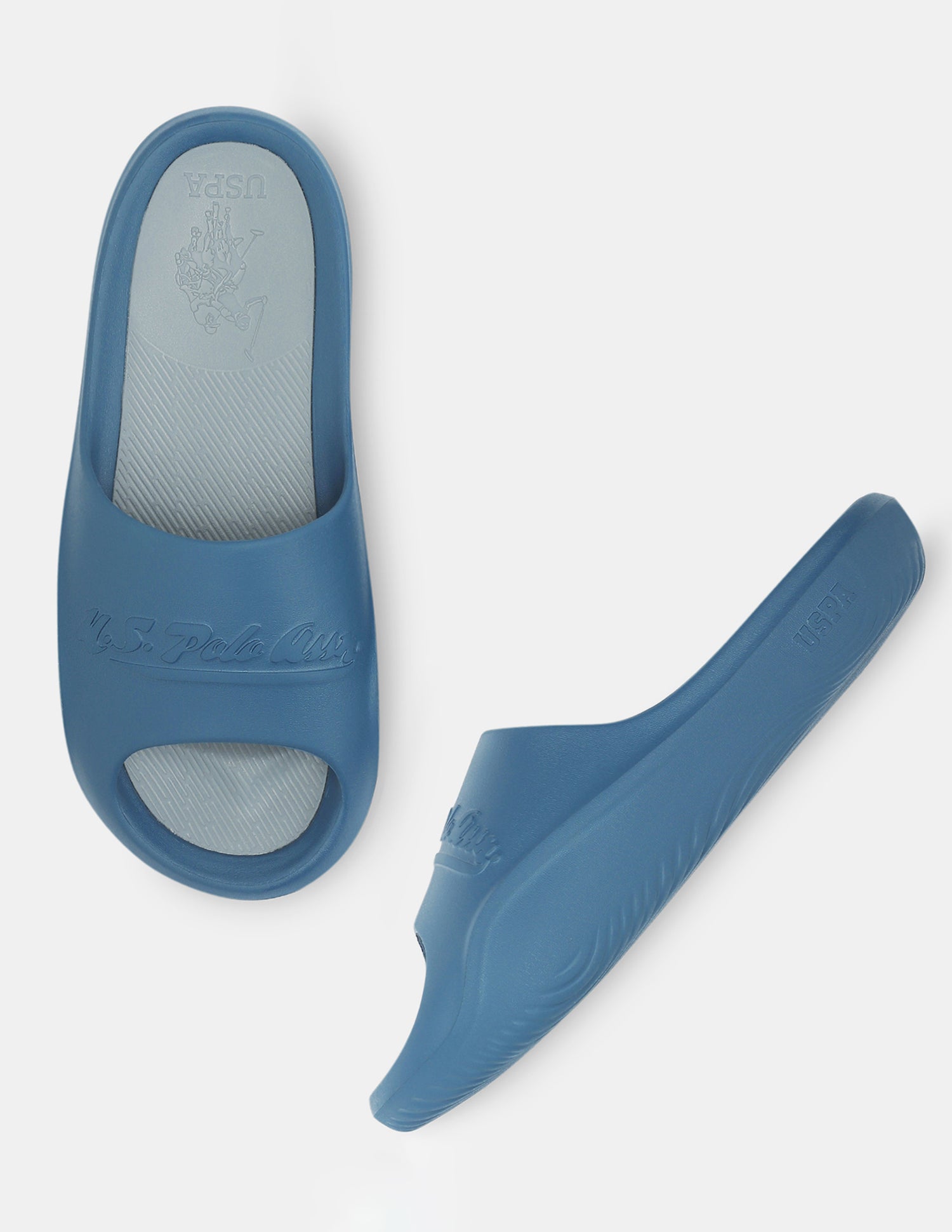 Men Eva Arda Slippers Navy - U.S. Polo Assn. India | Large