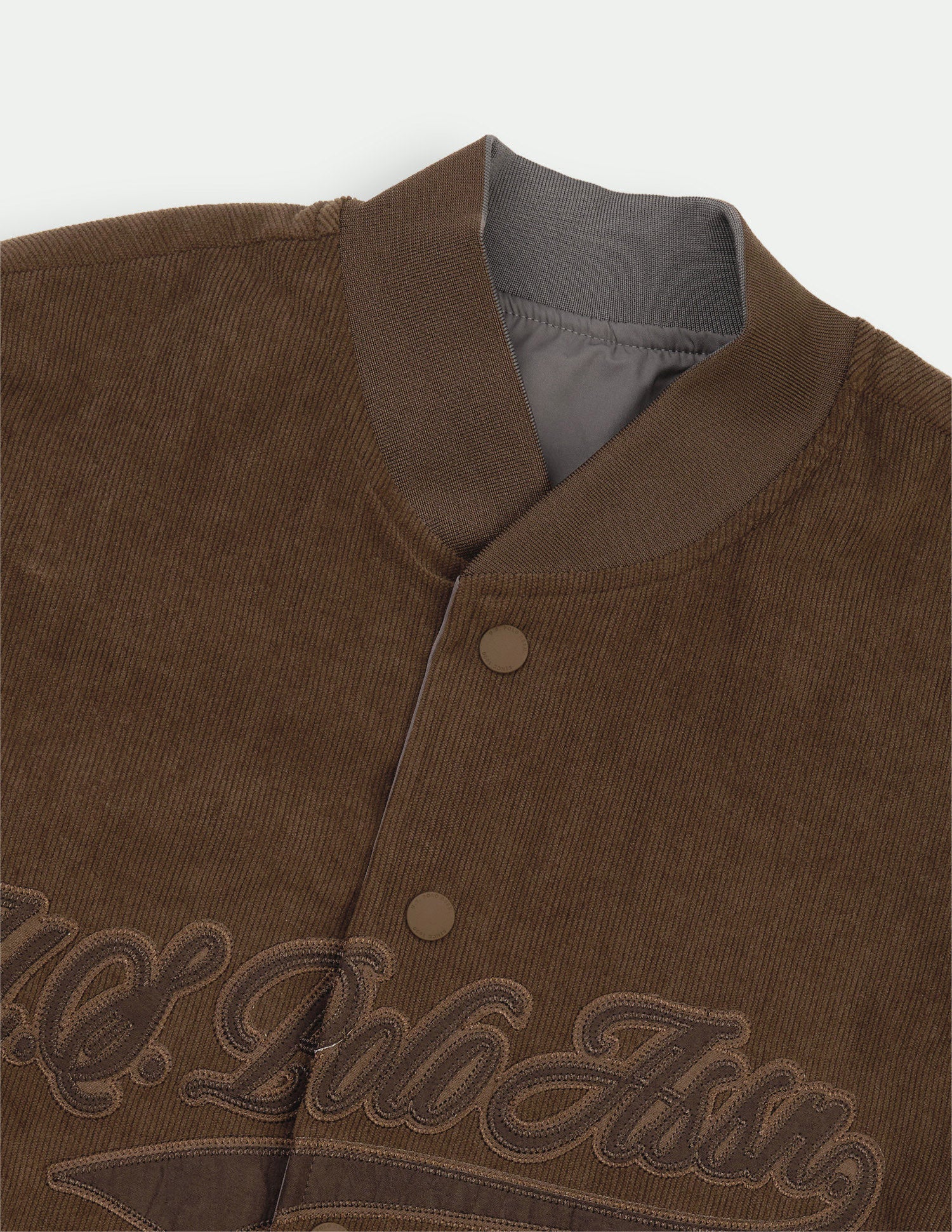 Brand Applique Regular Fit Bomber Jacket Choco - U.S. Polo Assn. India | Large