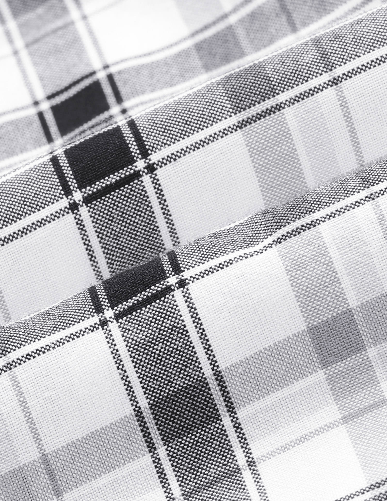 Plaid Checked Tailored Fit Shirt Black - U.S. Polo Assn. India | Large