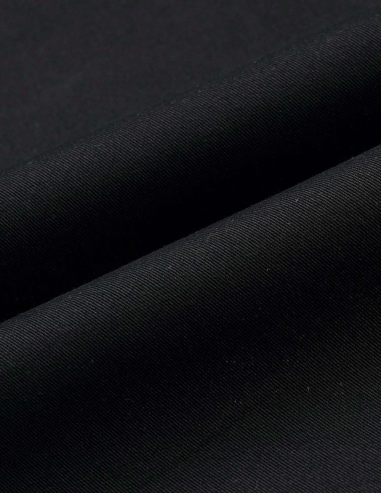 Elasticized Waist Slim Fit Trousers Black - U.S. POLO ASSN. | Large