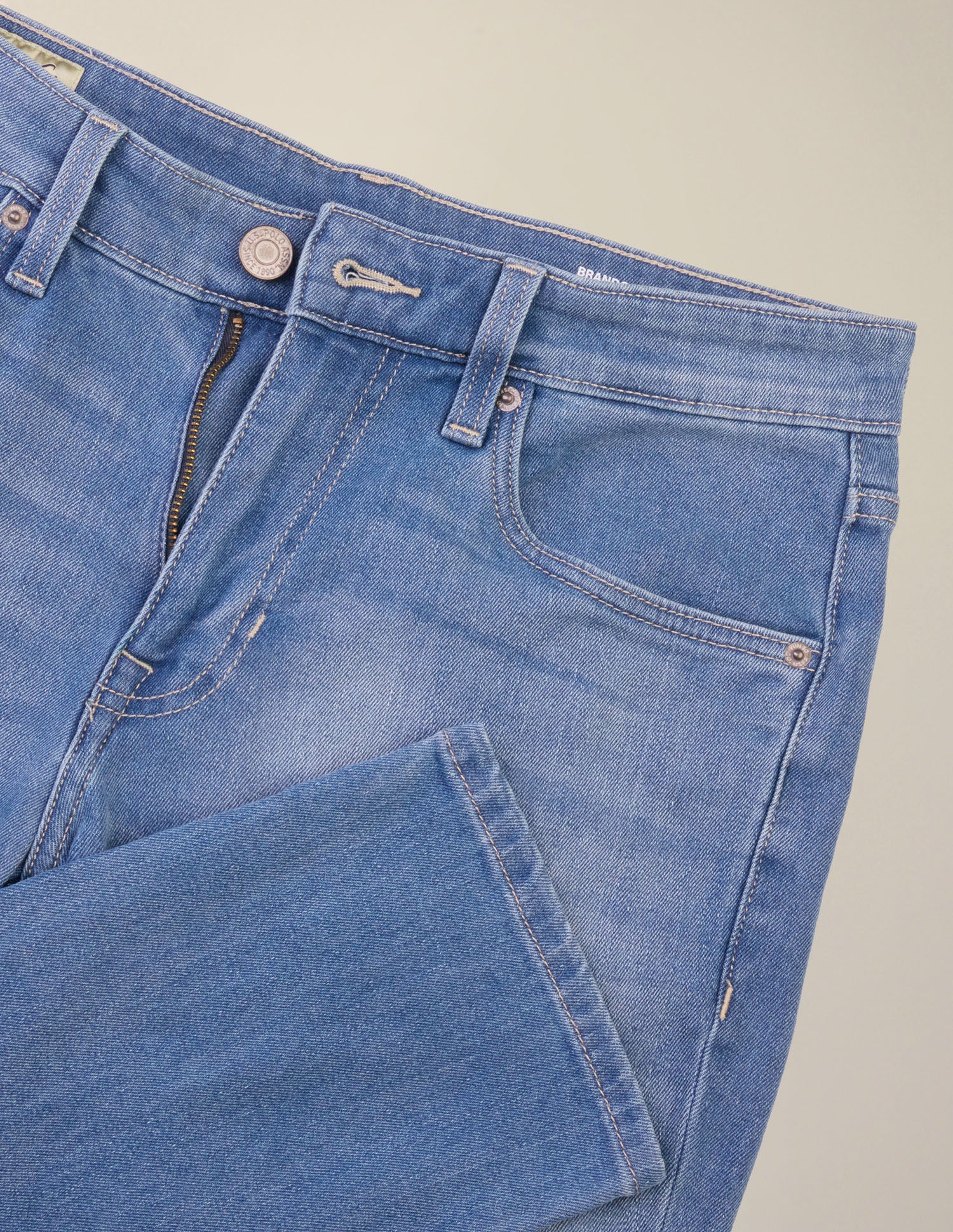 Shawn Relaxed Fit Blue Jeans Mid Blue - U.S. Polo Assn. India | Large