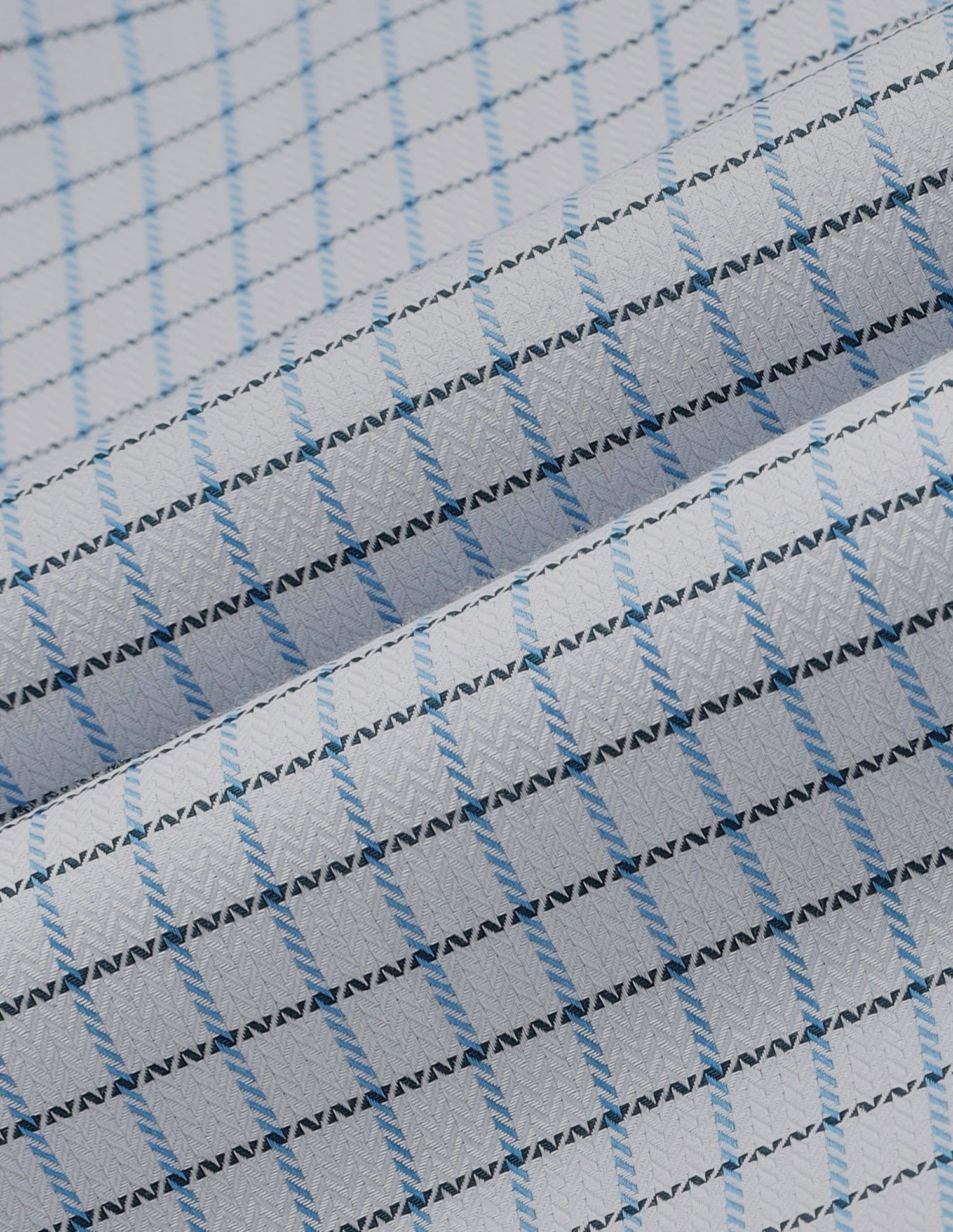 Graph Checked Twill Shirt Blue - U.S. Polo Assn. India | Large