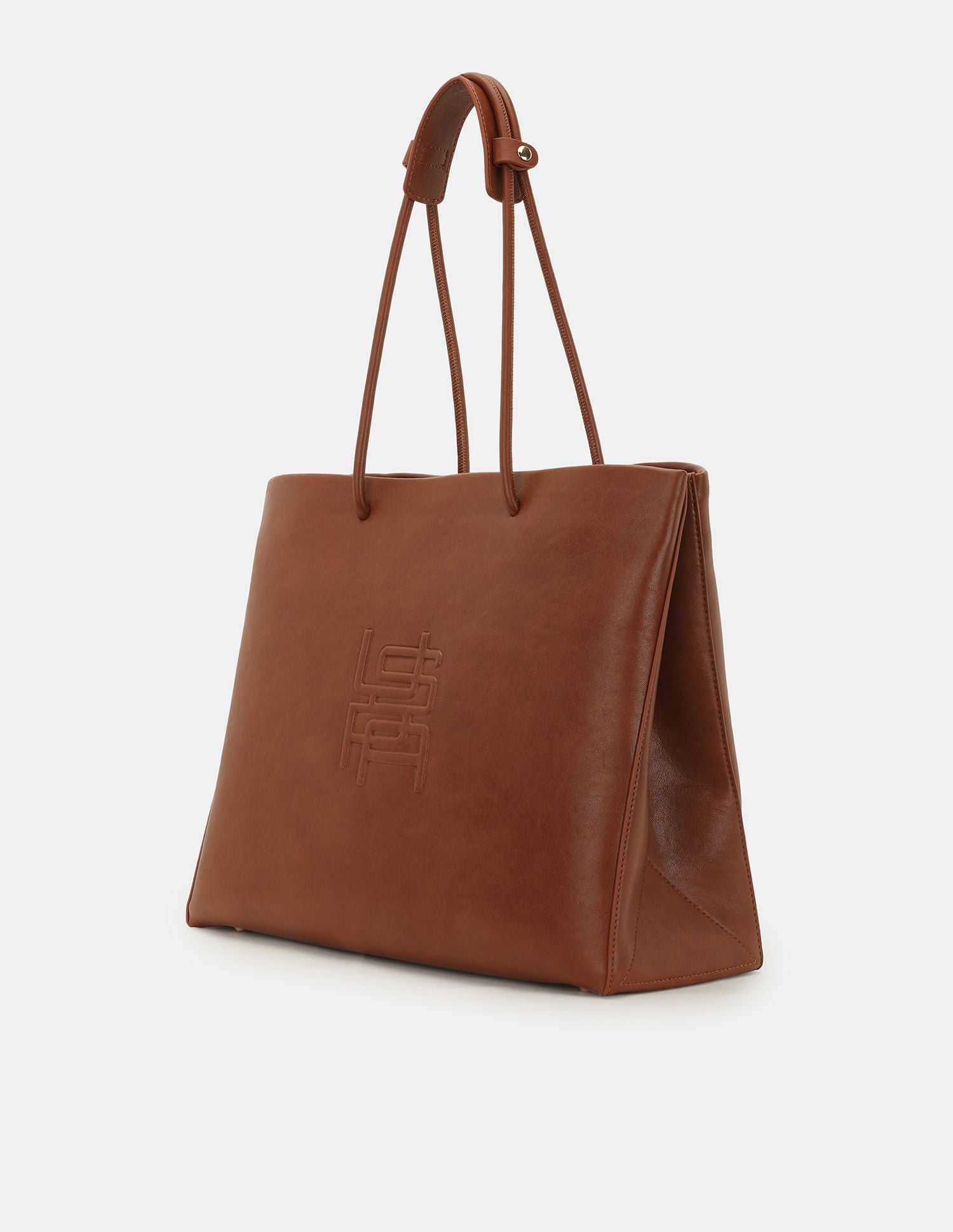 Women Billei Modern Tote Bag with Laptop sleeve Tan - U.S. POLO ASSN. | Large