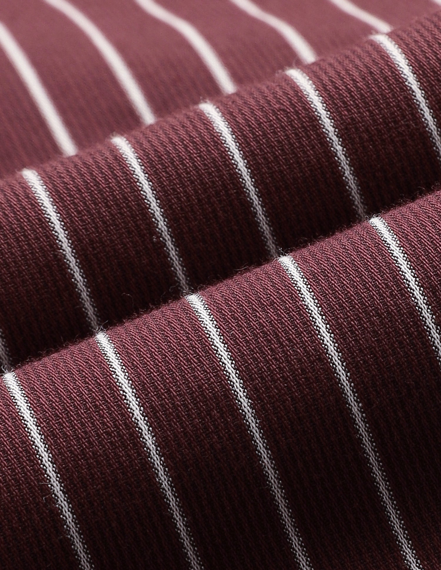 Vertical Striped Tailored Fit Shirt Maroon - U.S. Polo Assn. India | Large