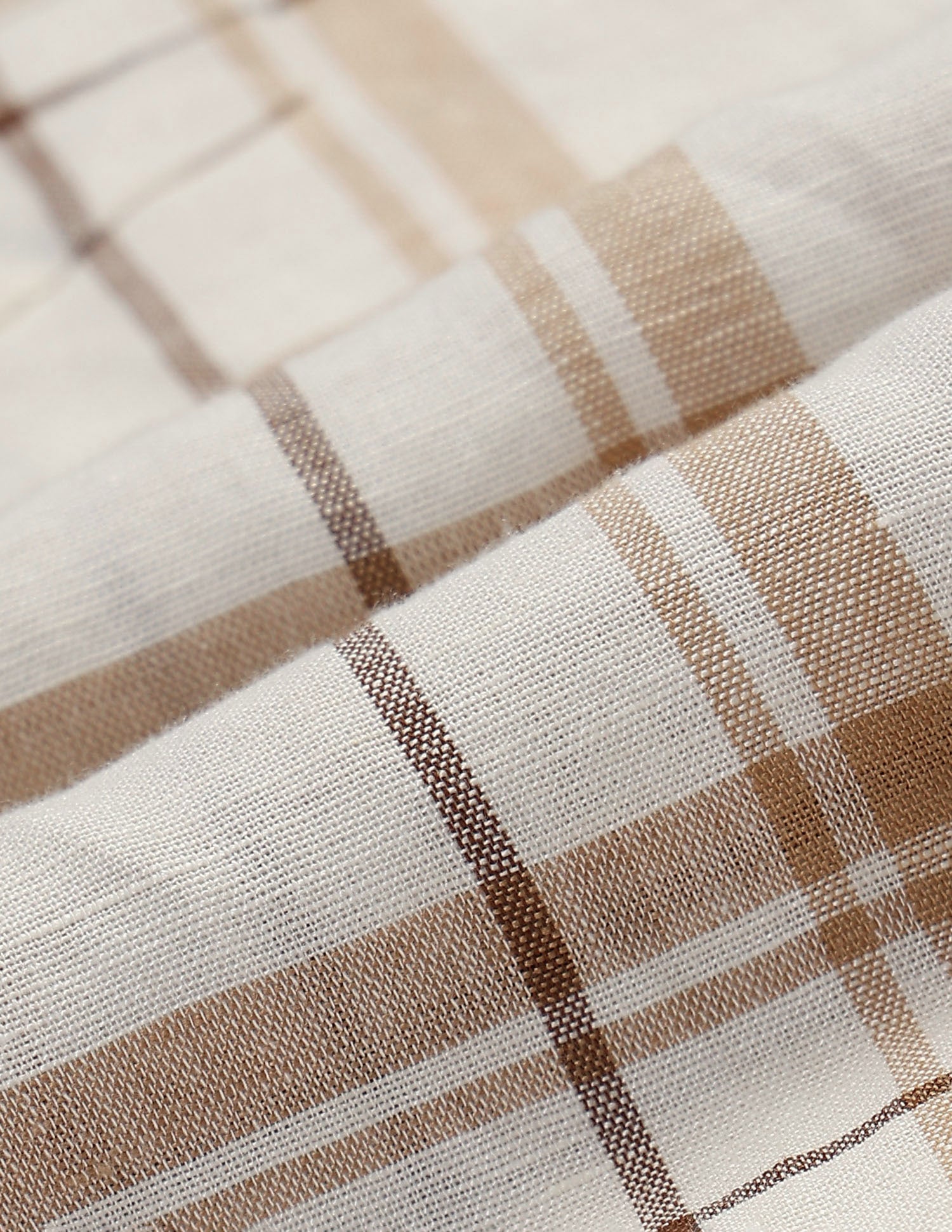 Windowpane Checked Sotogrande Shirt Ivory - U.S. Polo Assn. India | Large