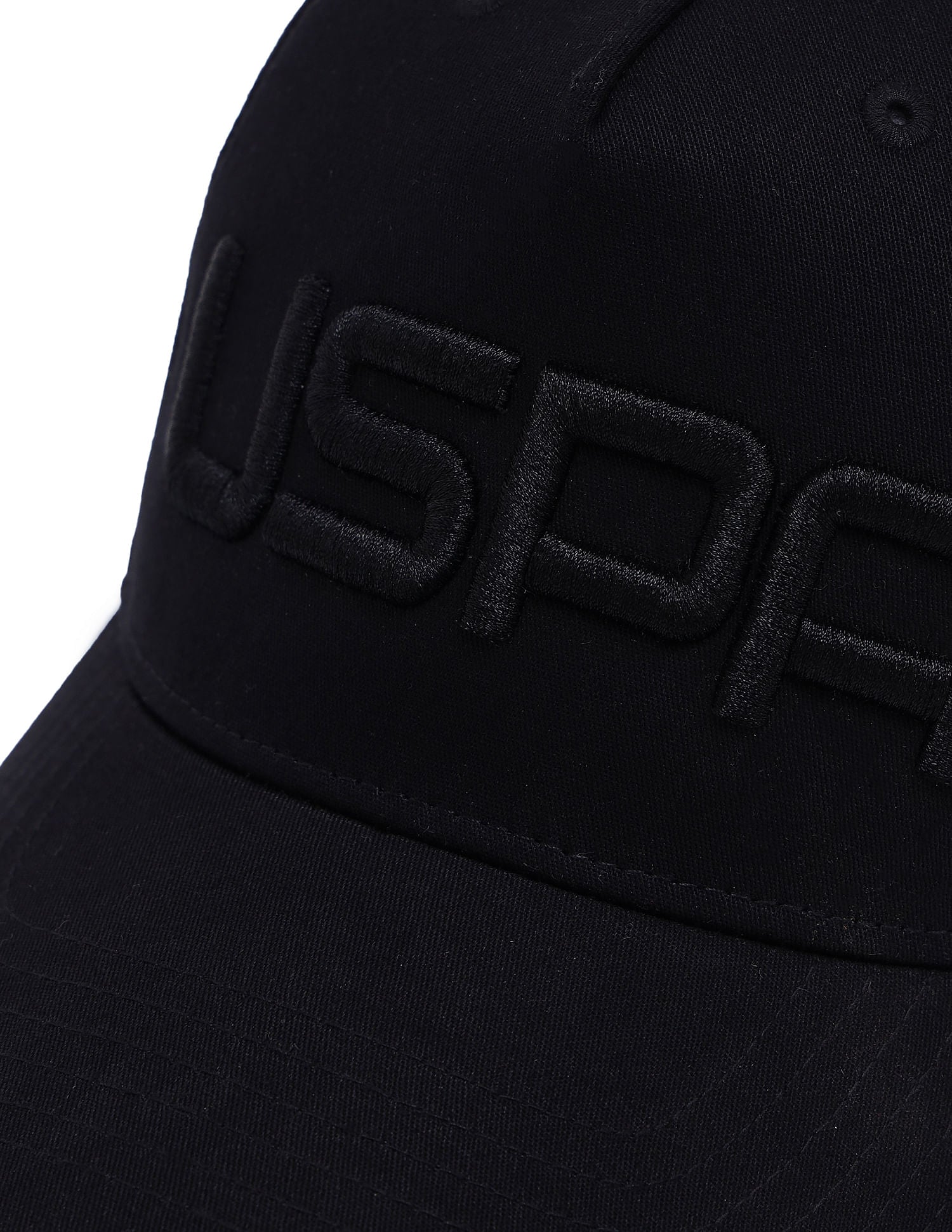 Brand Embroidered Twill Cap Black - U.S. POLO ASSN. | Large