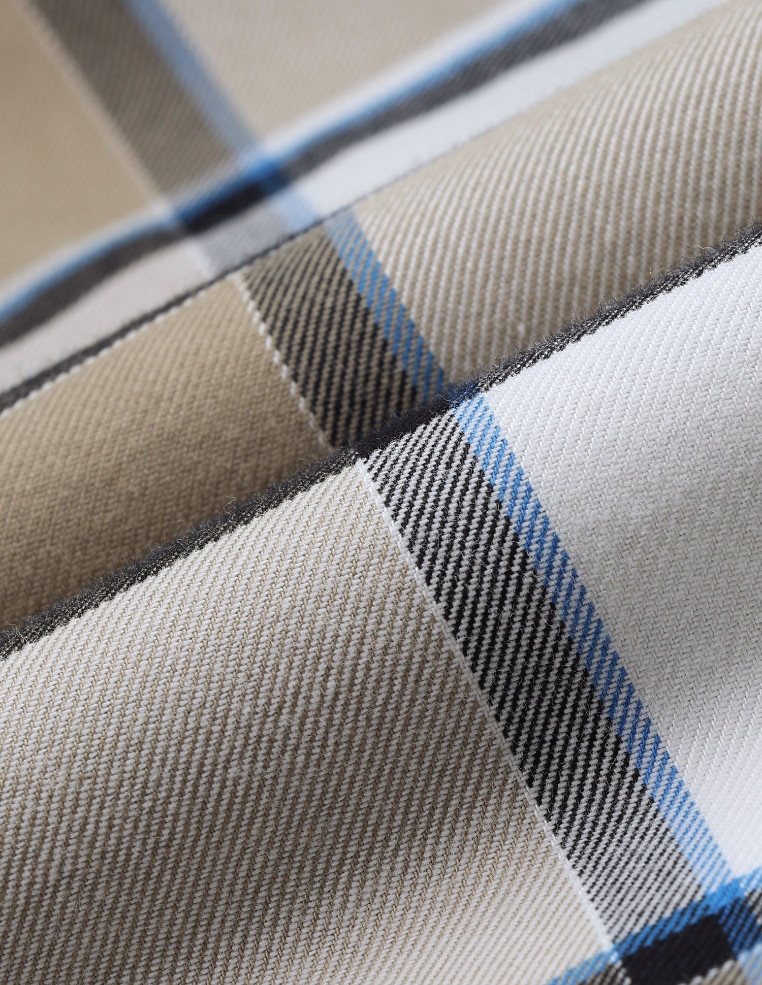 Twill Windowpane Checked Shirt Beige - U.S. Polo Assn. India | Large