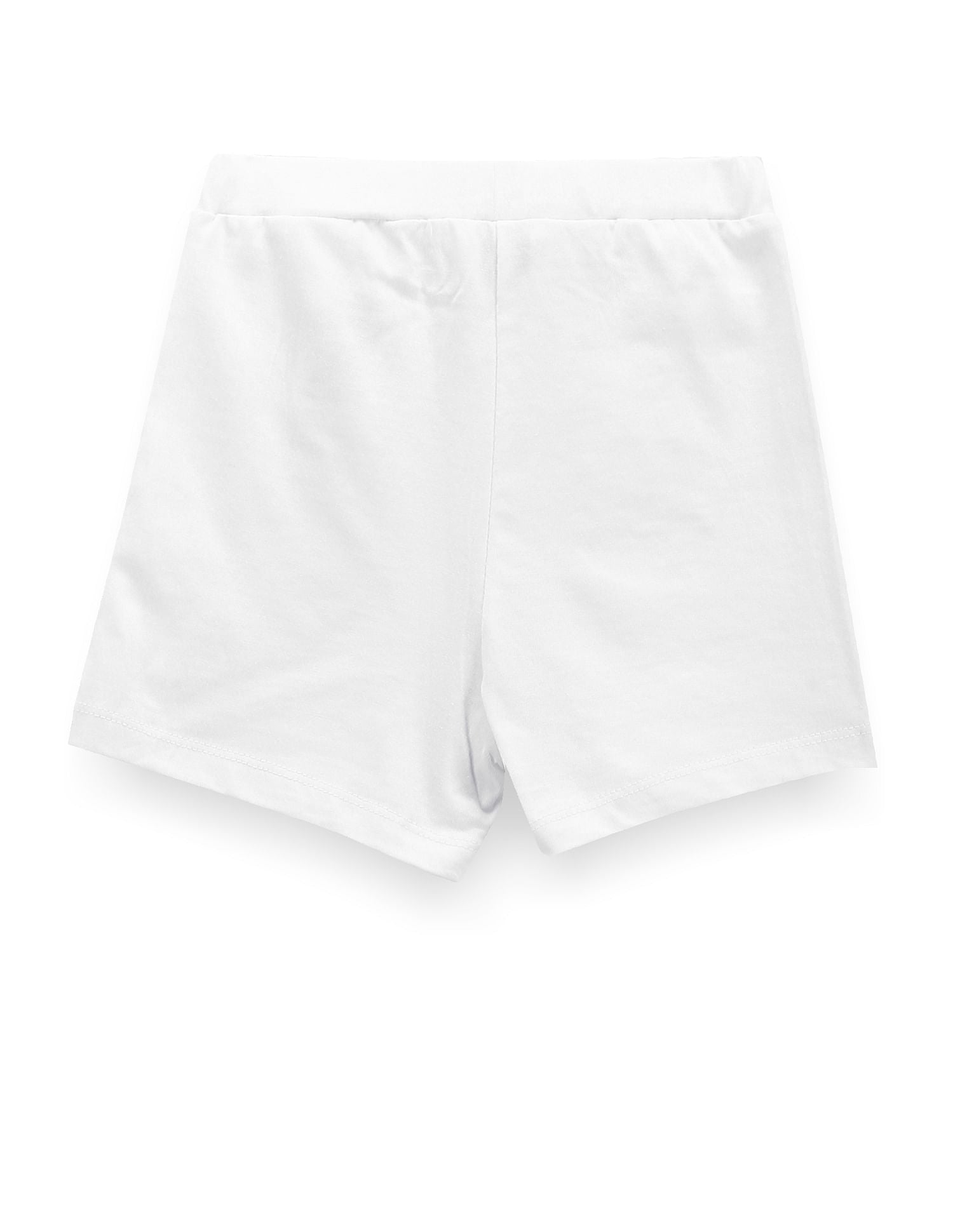 Girls Flip Sequence Cotton Skort White - U.S. POLO ASSN. | Large