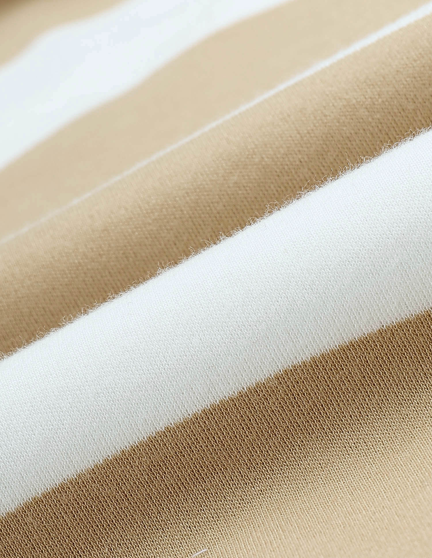 Horizontal Striped Varsity Theatre Polo Shirt Light Brown - U.S. POLO ASSN. | Large