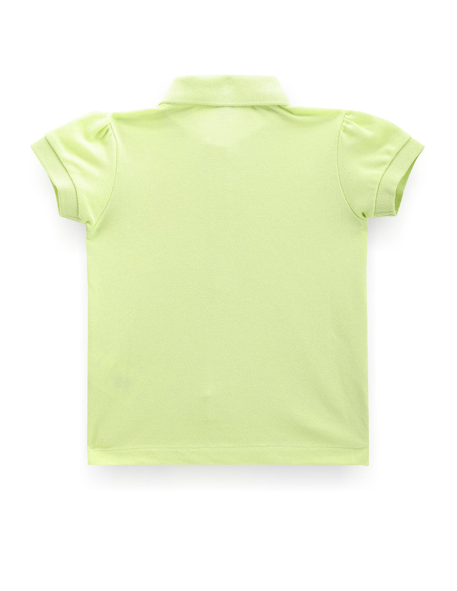 Girls Solid Cotton Polo Shirt Green - U.S. POLO ASSN. | Large