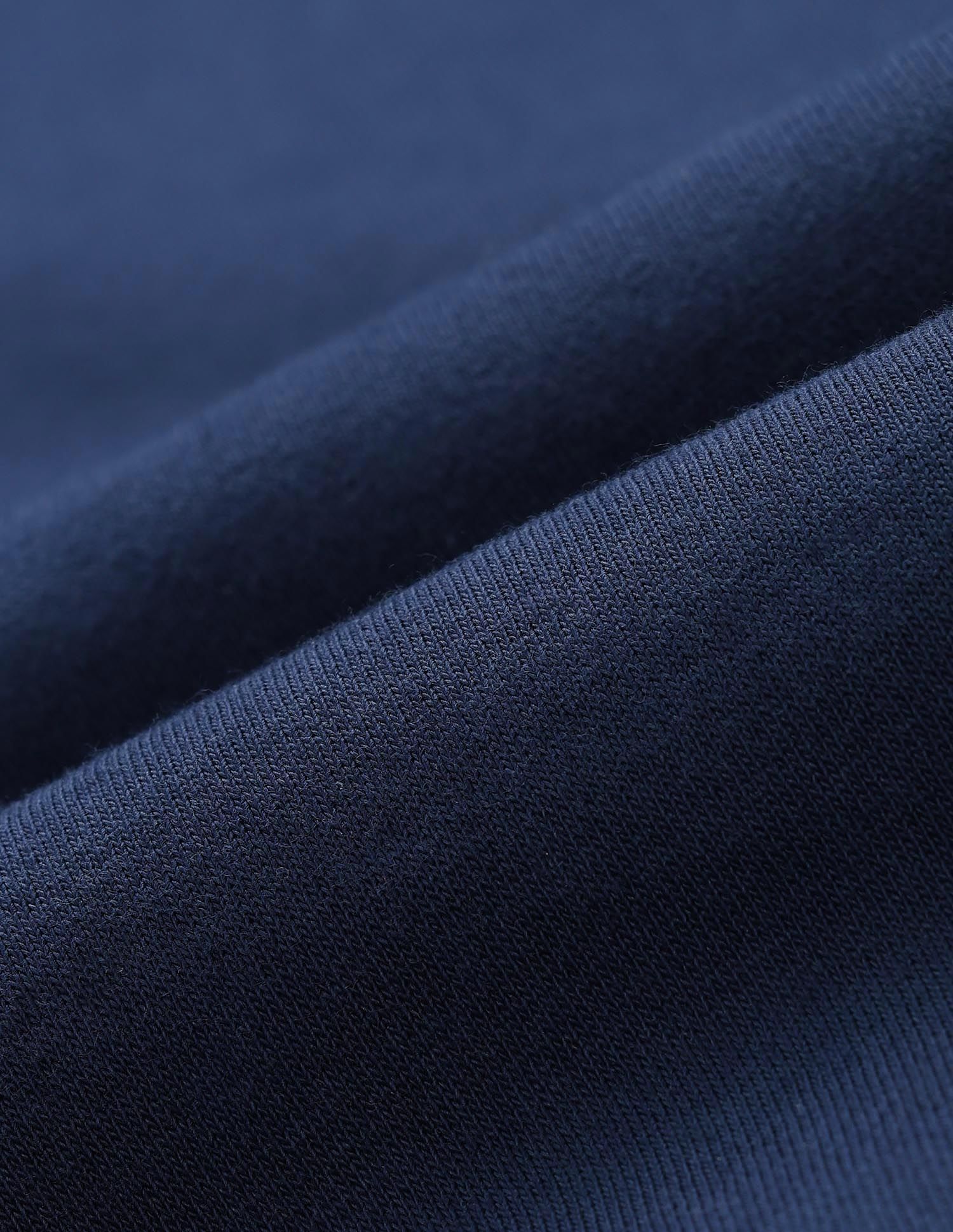 Wide Leg Fit Solid Trousers Blue - U.S. Polo Assn. India | Large