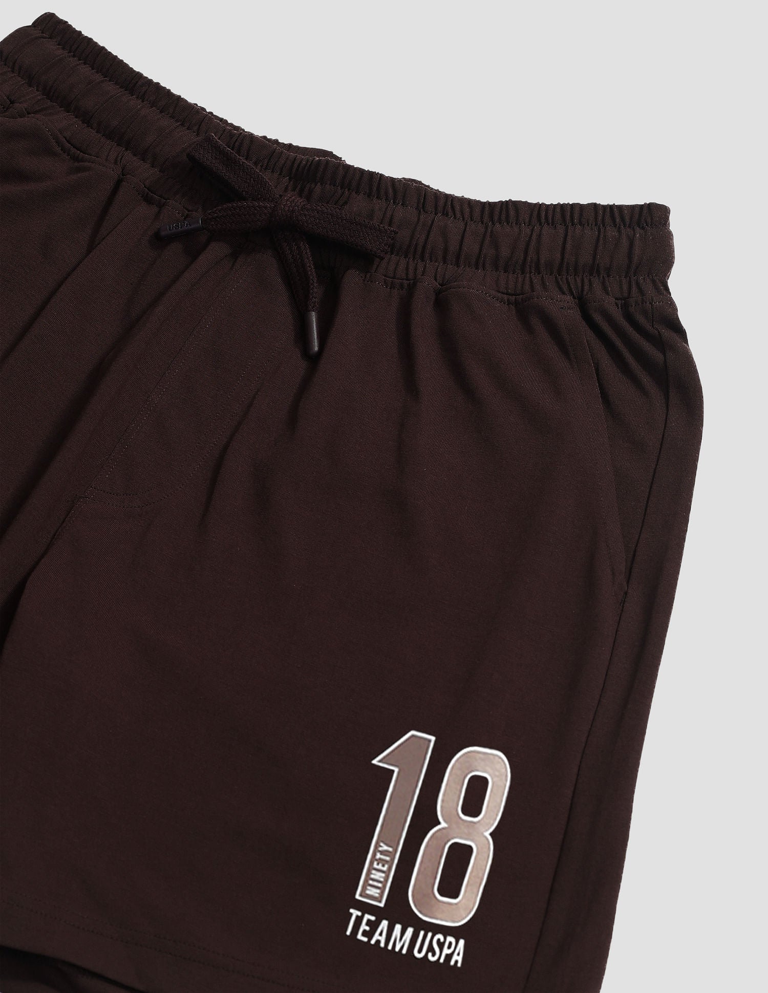 Solid Logo IYAQ Knit Shorts - Pack Of 1 Fudge - U.S. POLO ASSN. | Large