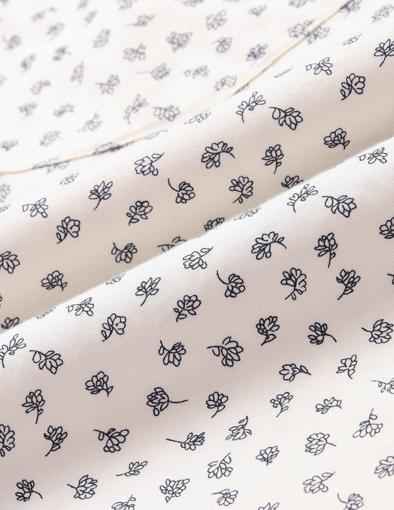 Tailored Fit Printed Shirt Off White - U.S. Polo Assn. India | Large