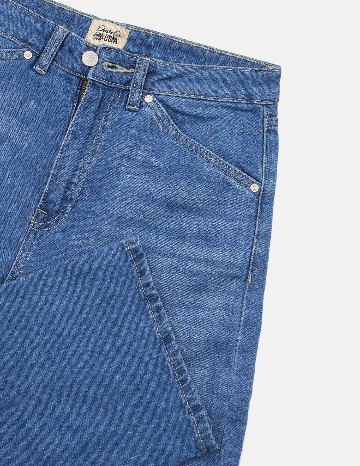 Straight Fit Blue Jeans Blue - U.S. Polo Assn. India | Large