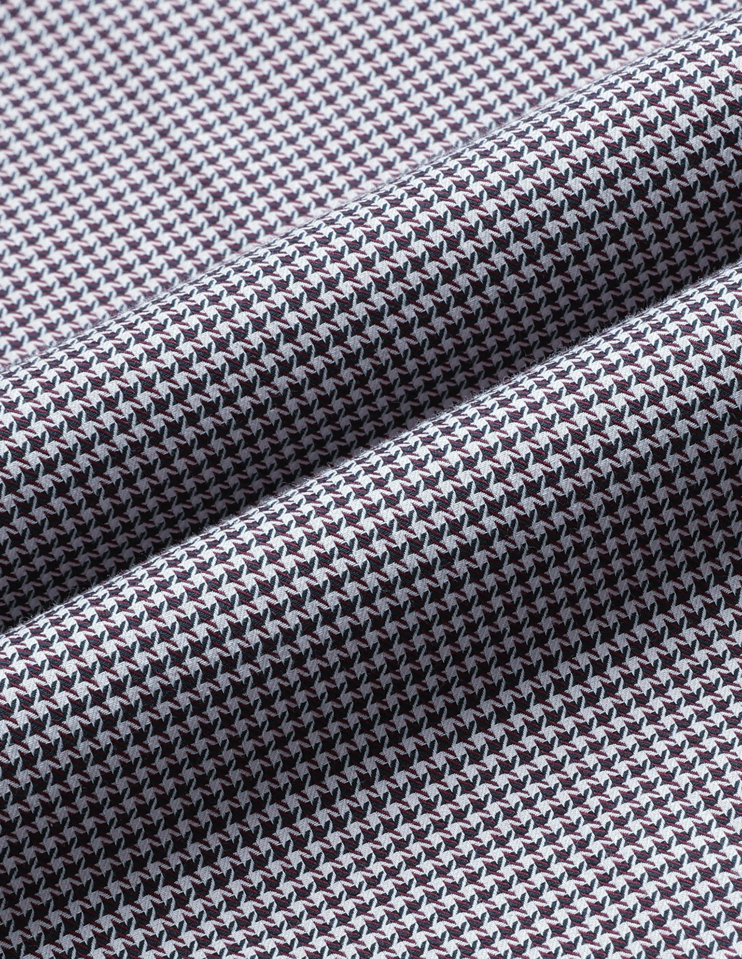 Twill Houndstooth Shirt Wine - U.S. Polo Assn. India | Large