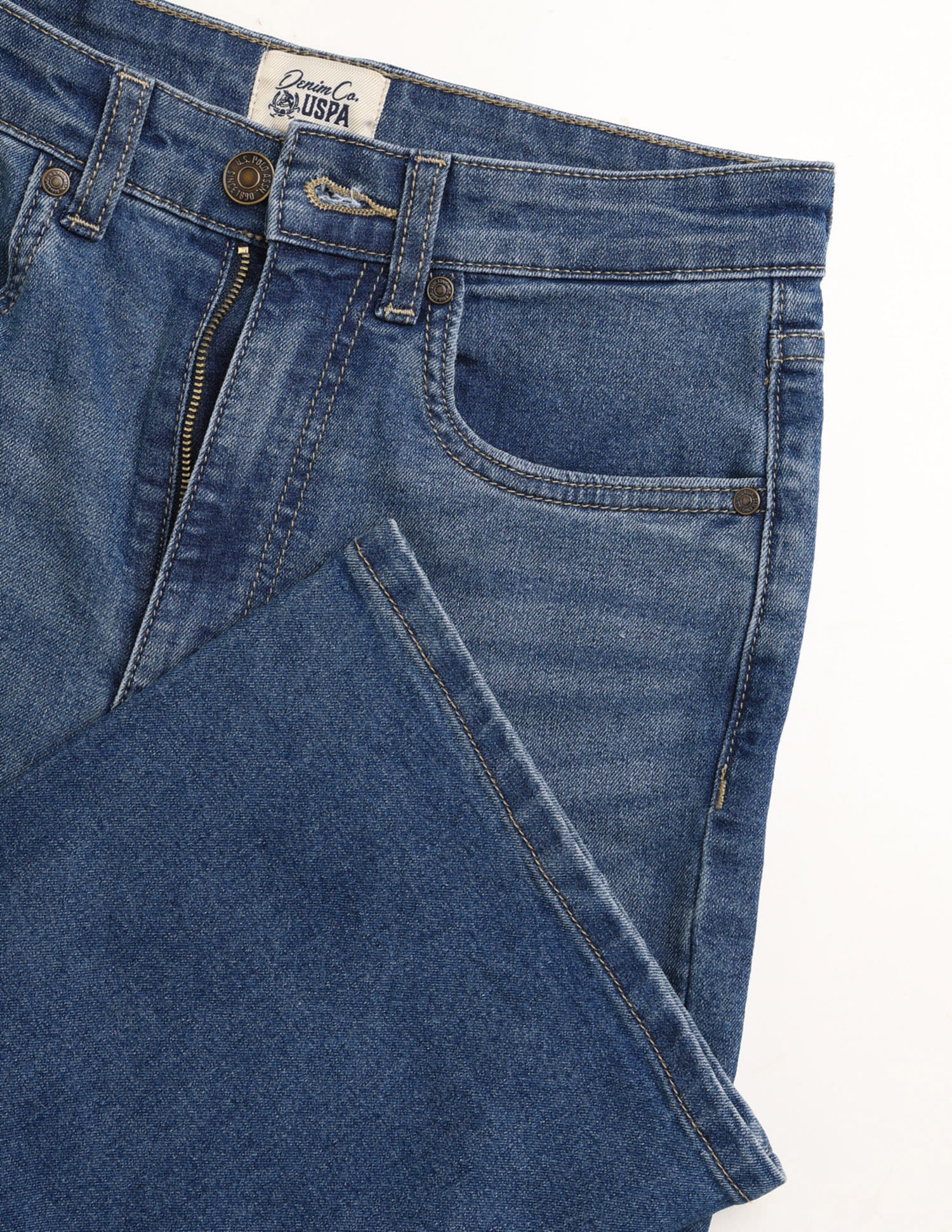 High Rise Bootcut Jeans Blue - U.S. Polo Assn. India | Large