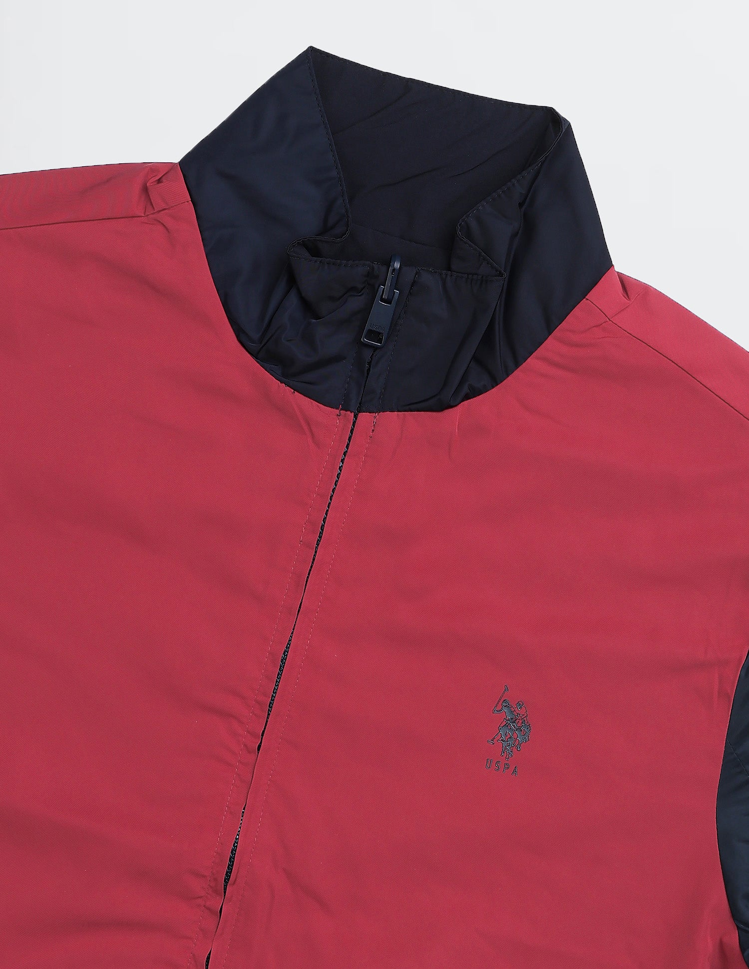 Colour Blocked Windcheater Reversible Jacket Jacket Navy - U.S. POLO ASSN. | Large
