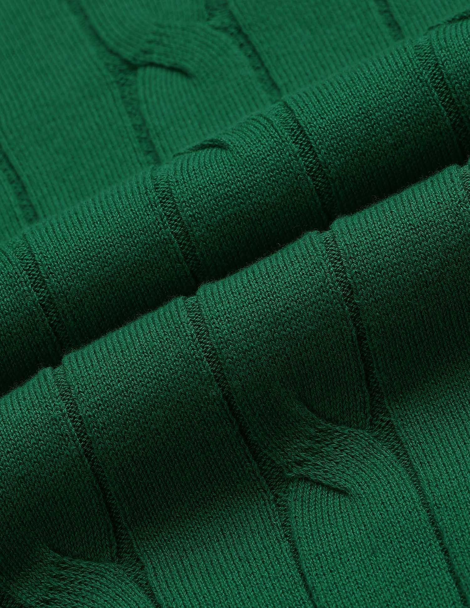 Textured Relaxed Fit Sweater Green - U.S. POLO ASSN. | Large