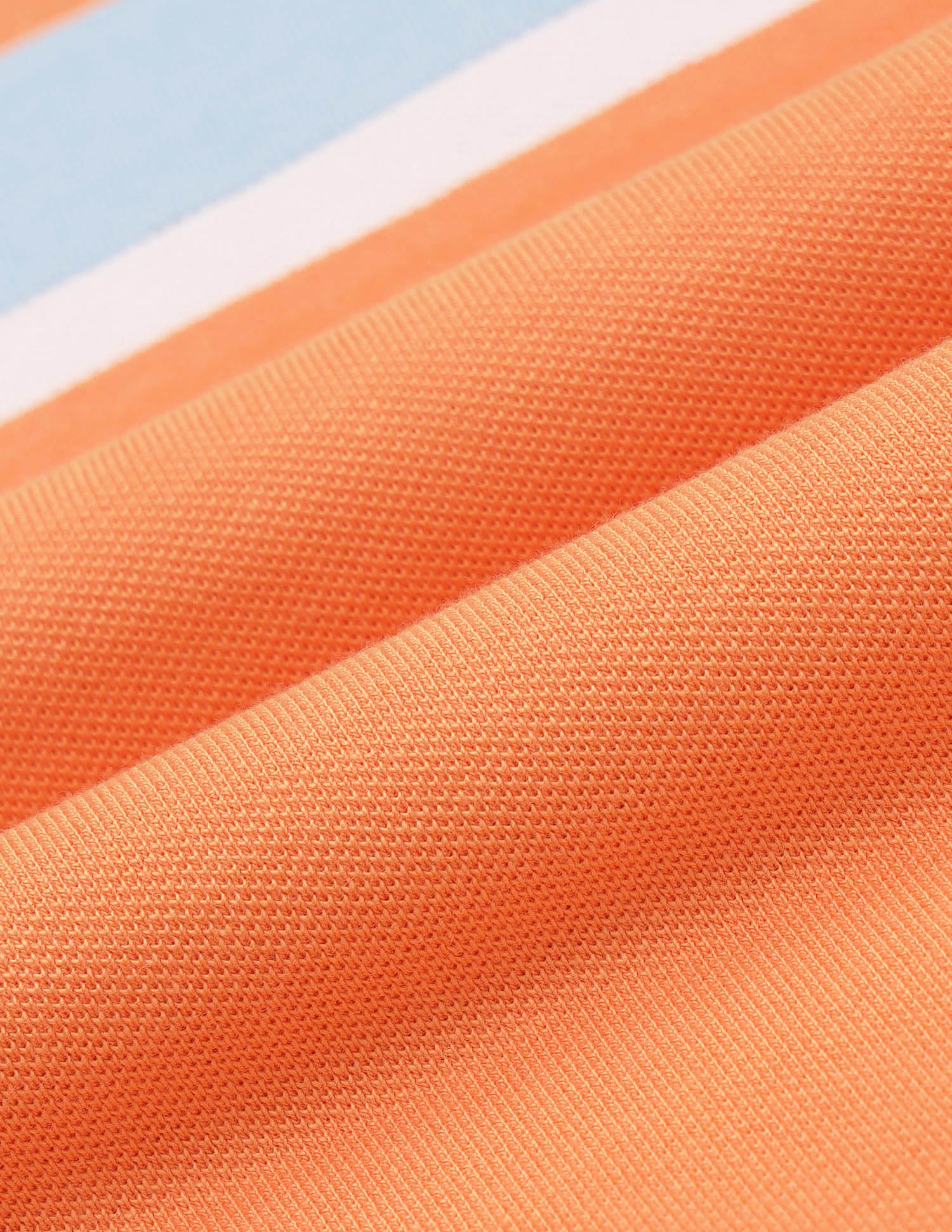 Horizontal Striped Slim Fit Polo Shirt Peach - U.S. Polo Assn. India | Large