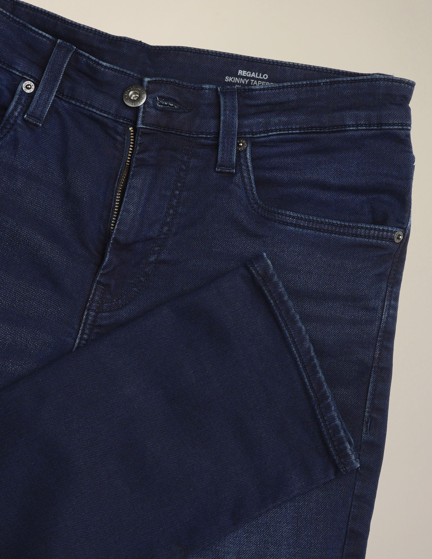 Regallo Skinny Fit Blue Jeans Dark Blue - U.S. Polo Assn. India | Large