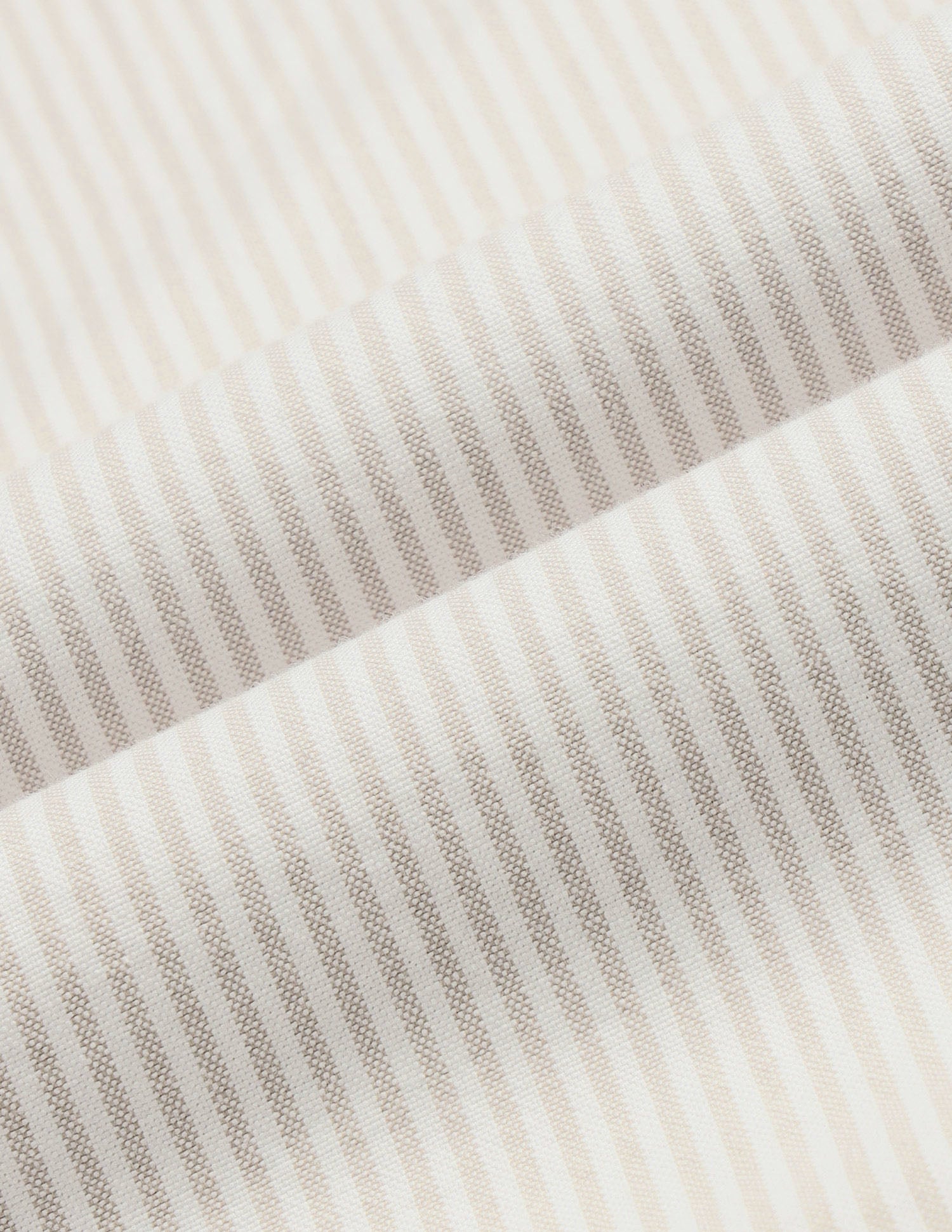 Vertical Striped Regular Fit Shirt Beige - U.S. Polo Assn. India | Large