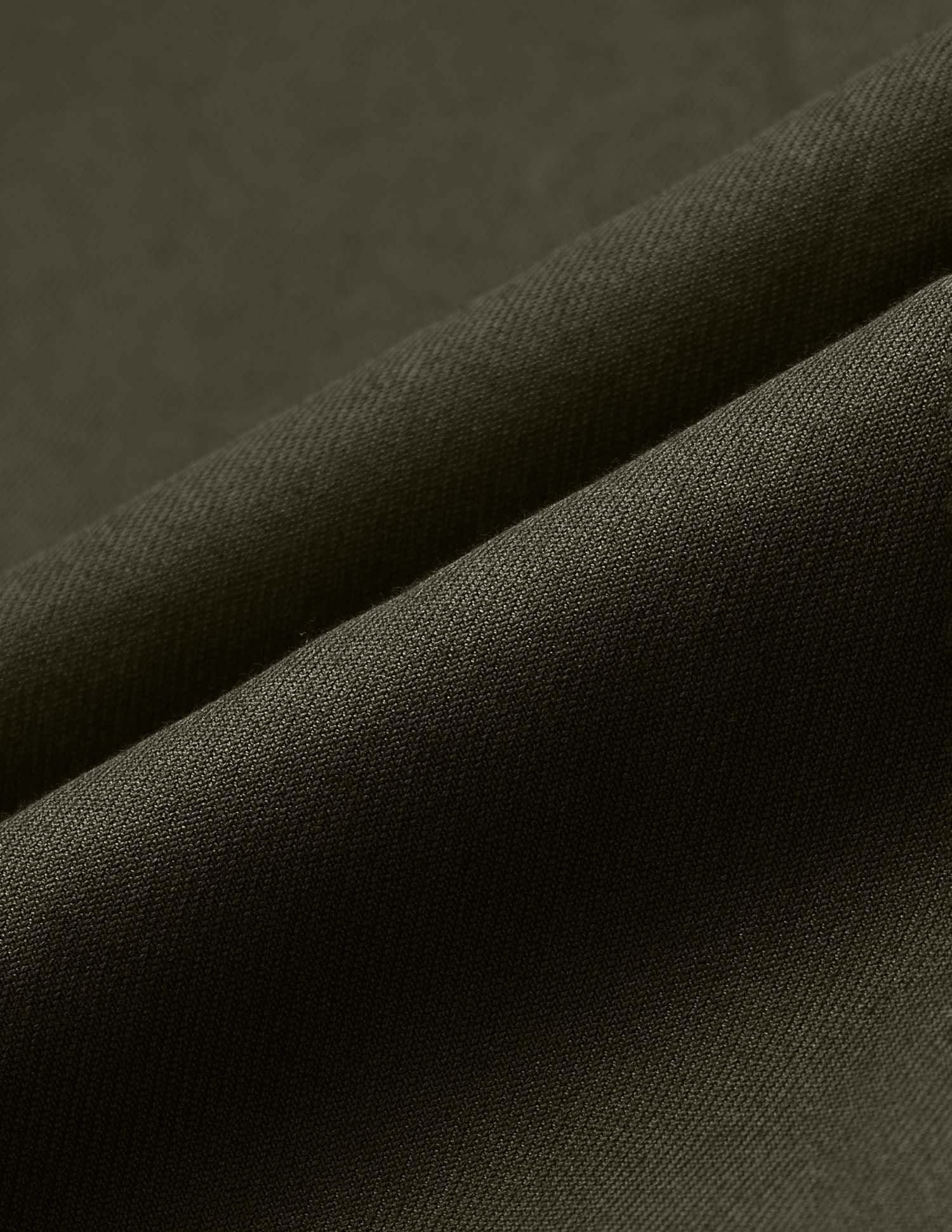 Twill Pure Cotton Shirt Dark Olive - U.S. POLO ASSN. | Large