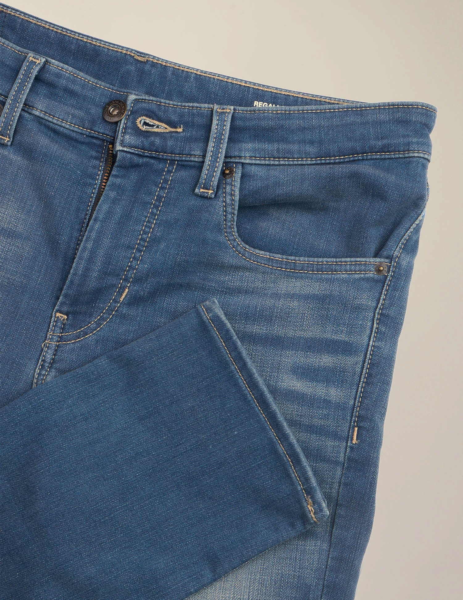 Regallo Skinny Fit Blue Jeans Tinted Blue - U.S. Polo Assn. India | Large
