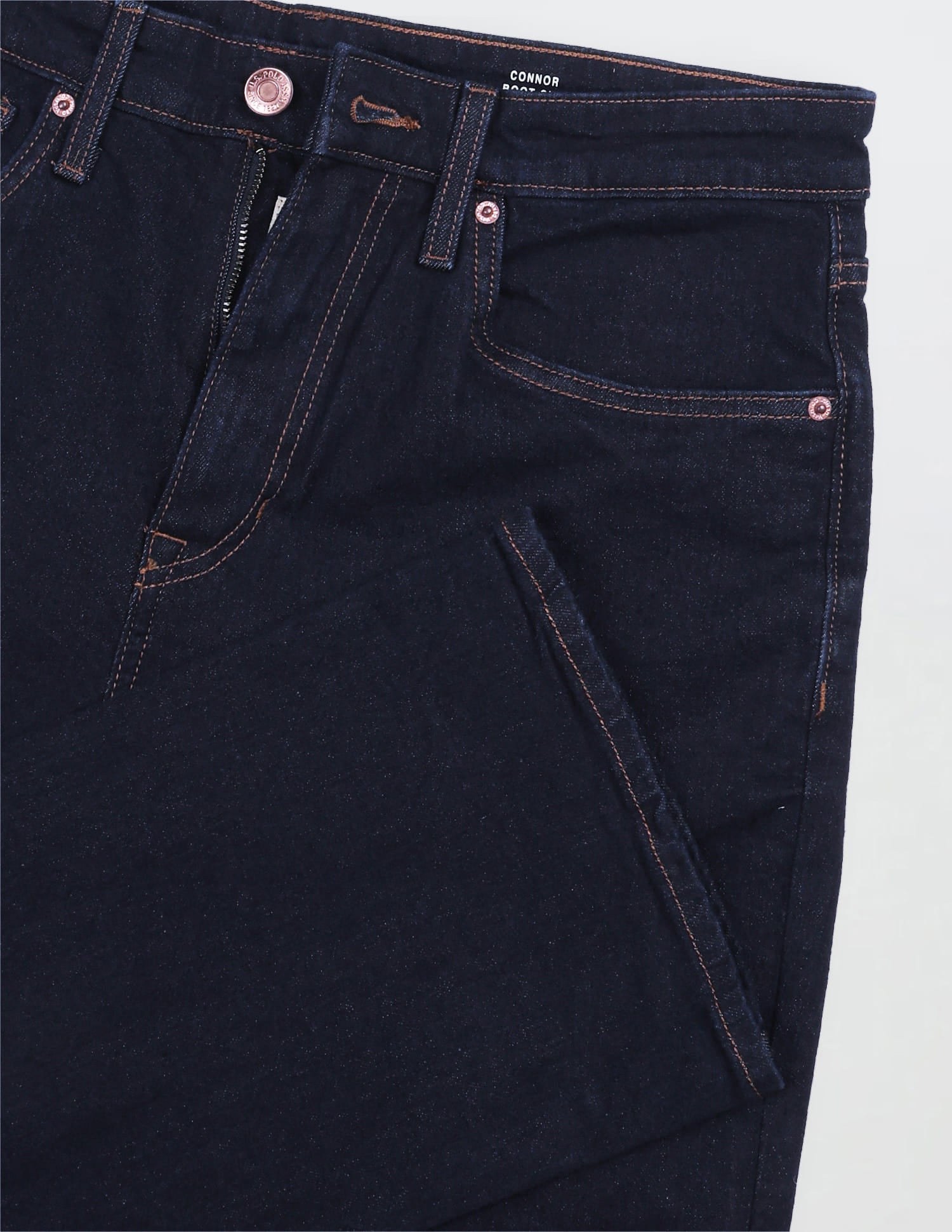 Solid Connor Boot Cut Jeans Blue - U.S. Polo Assn. India | Large