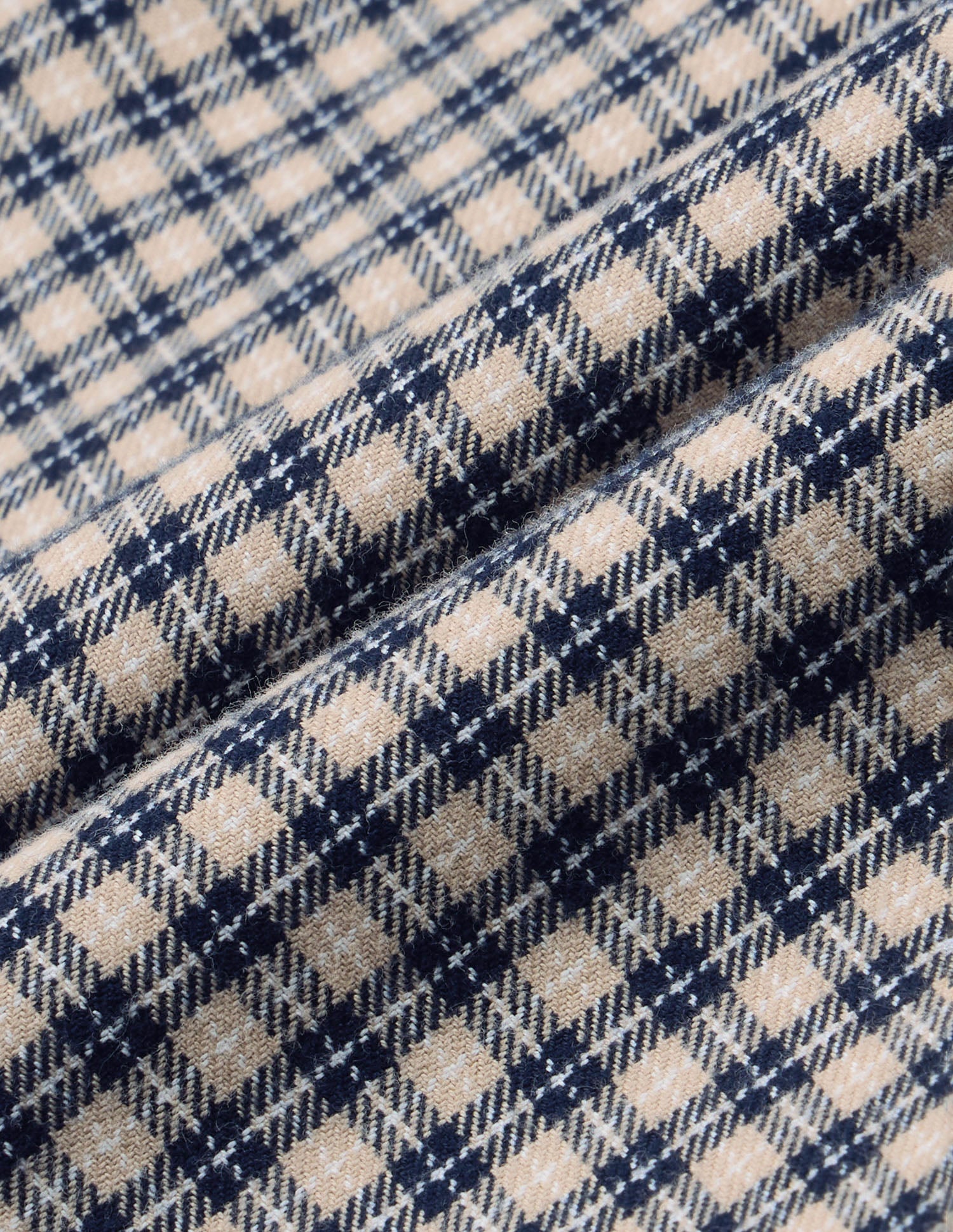 Plaid Checked Twill Shirt Beige - U.S. Polo Assn. India | Large