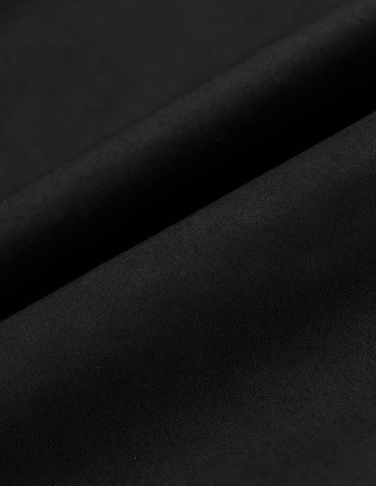 Solid Regular Fit Mandarin Shirt Black - U.S. POLO ASSN. | Large