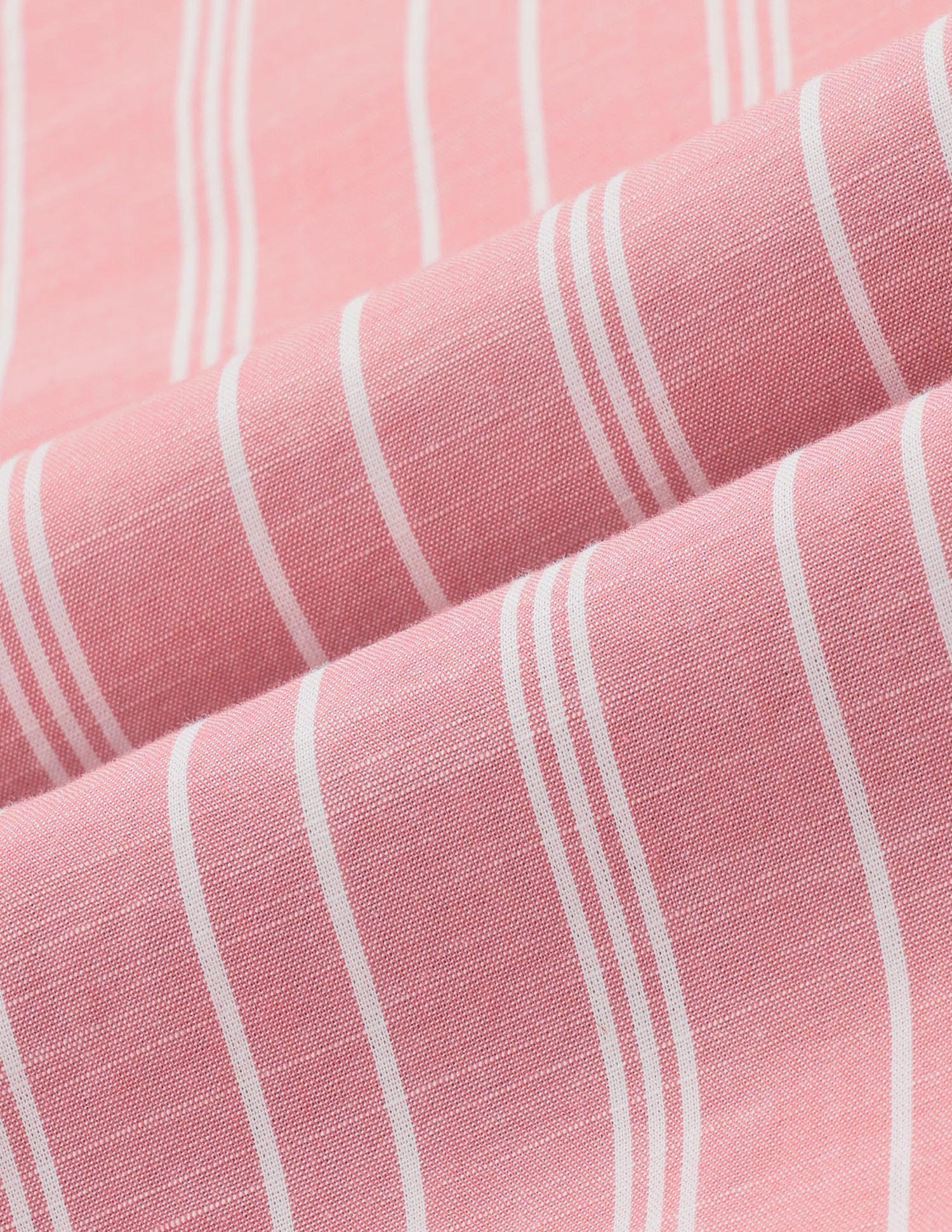 Vertical Striped Regular Fit Shirt Coral - U.S. Polo Assn. India | Large