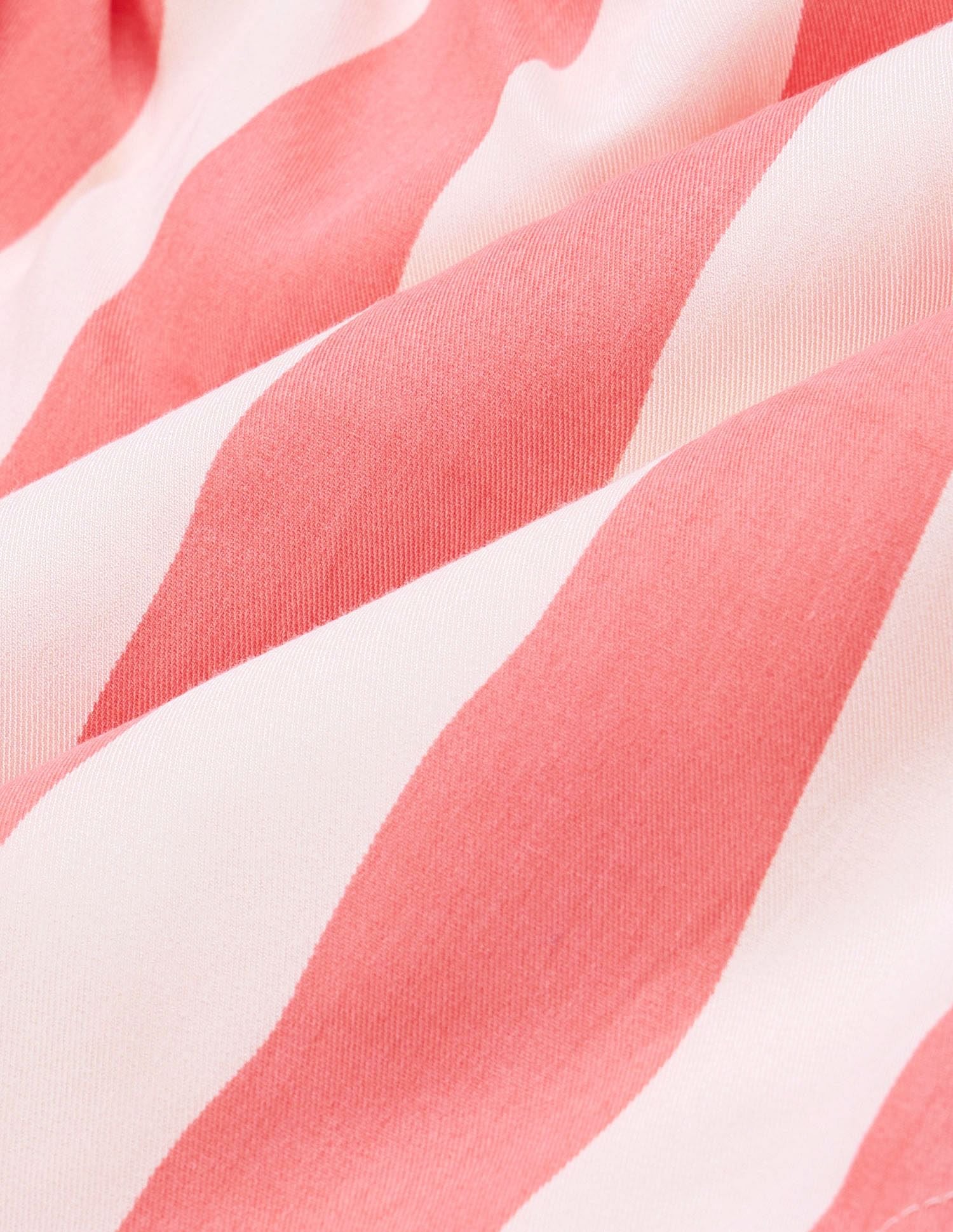 Girls Diagonal Striped Flared Skirt Coral - U.S. POLO ASSN. | Large