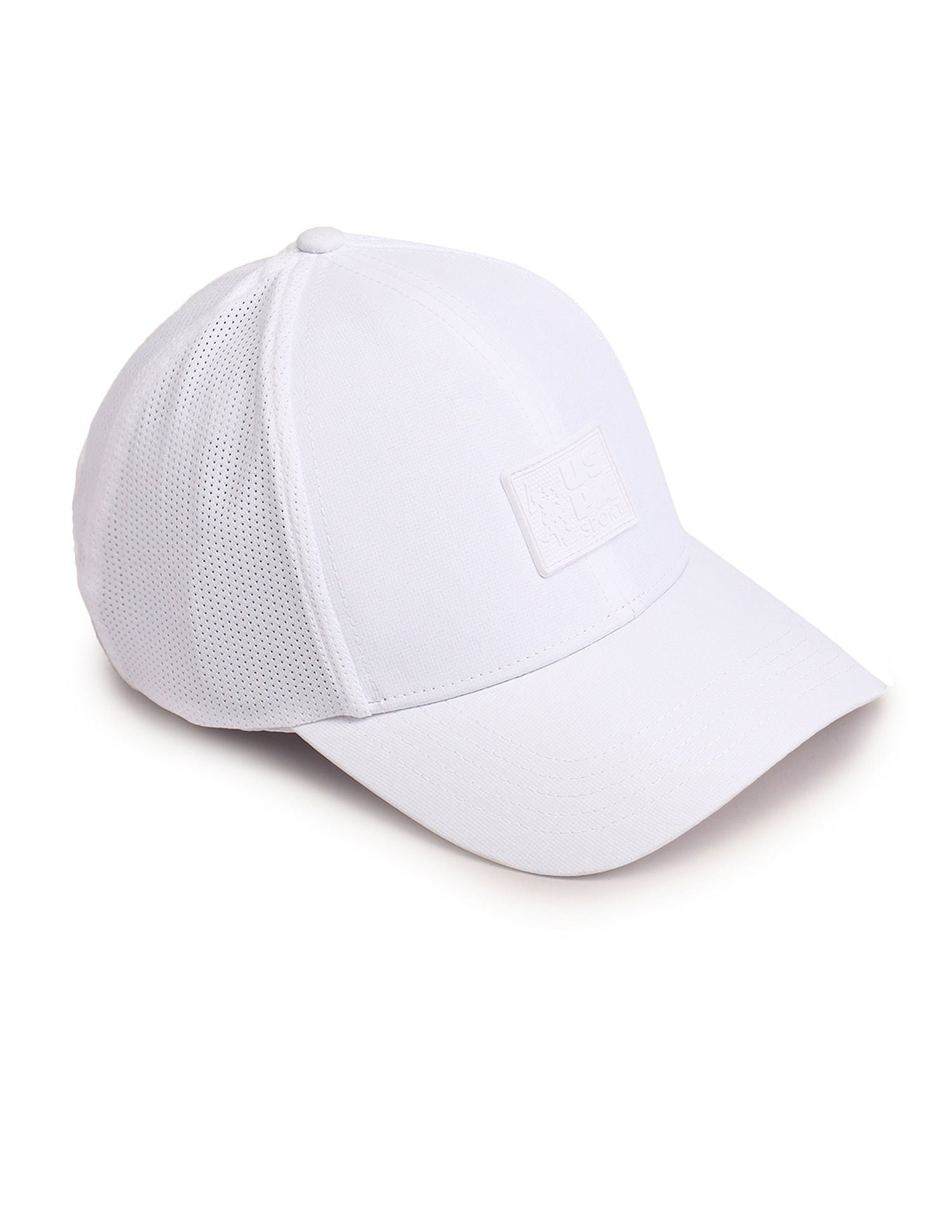 Brand Appliqued Twill Cap White - U.S. Polo Assn. India | Large