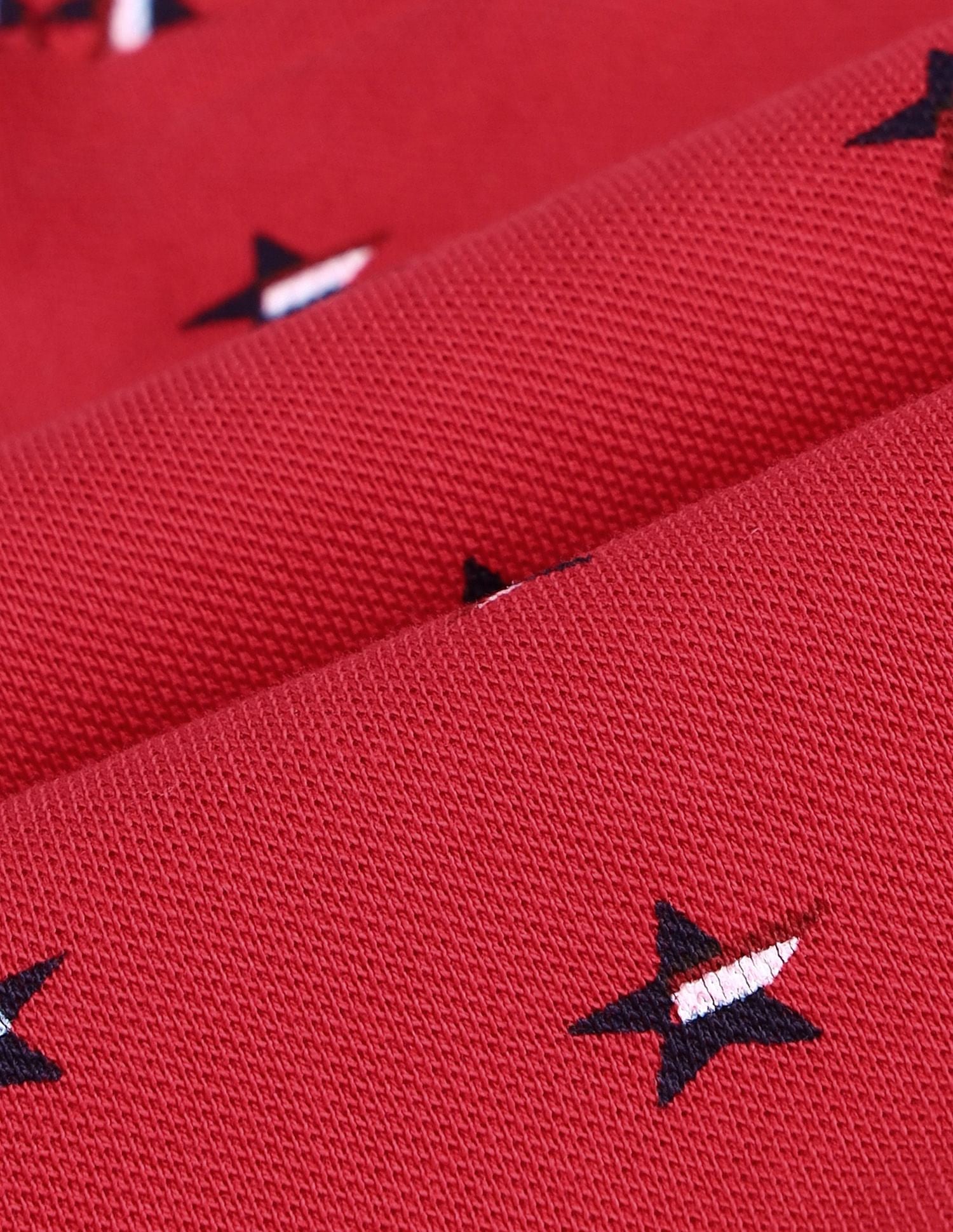 Boys Geometric Polo Shirt Medium Red - U.S. POLO ASSN. | Large