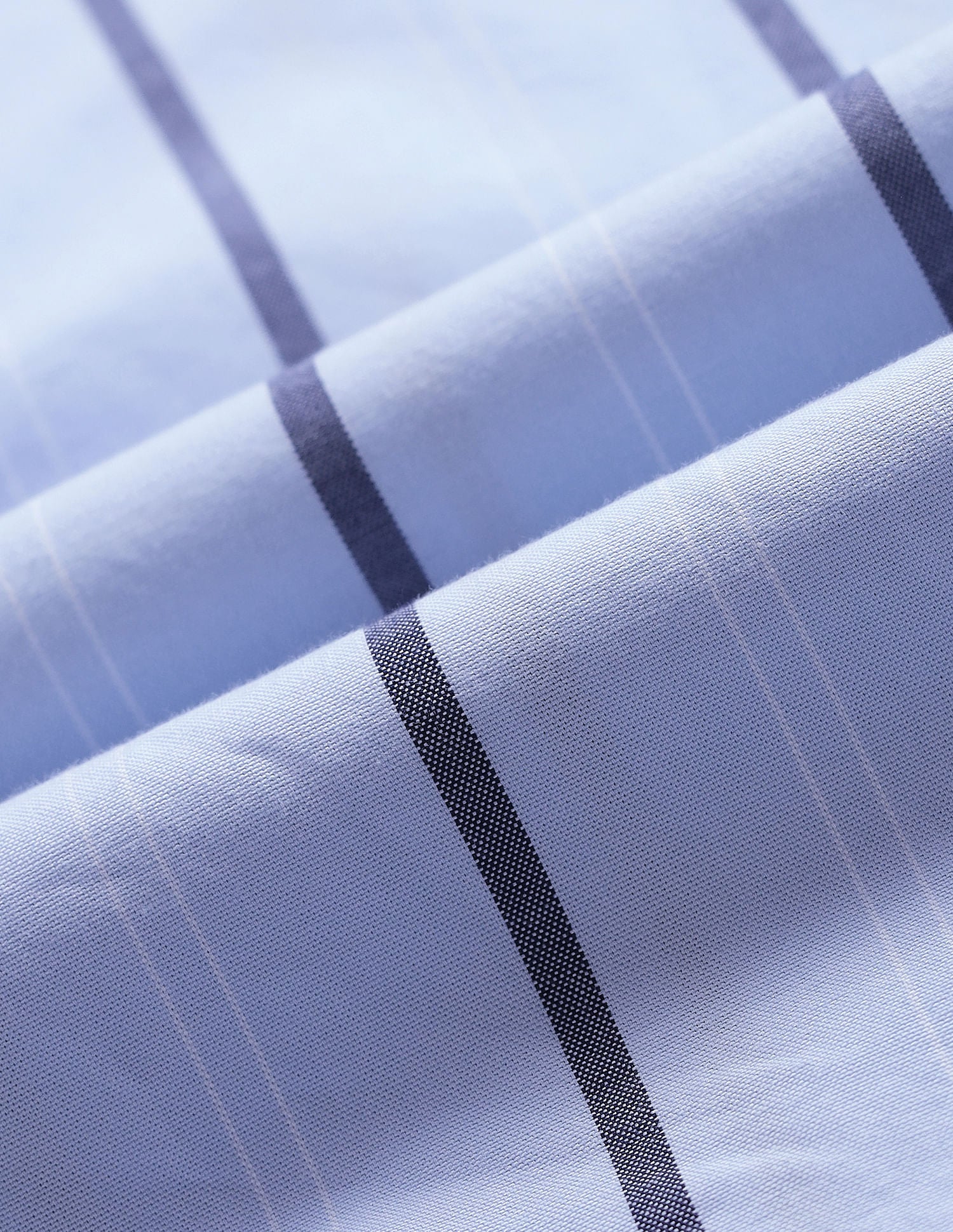 Tailored Fit Cotton Striped Shirt Blue - U.S. Polo Assn. India | Large