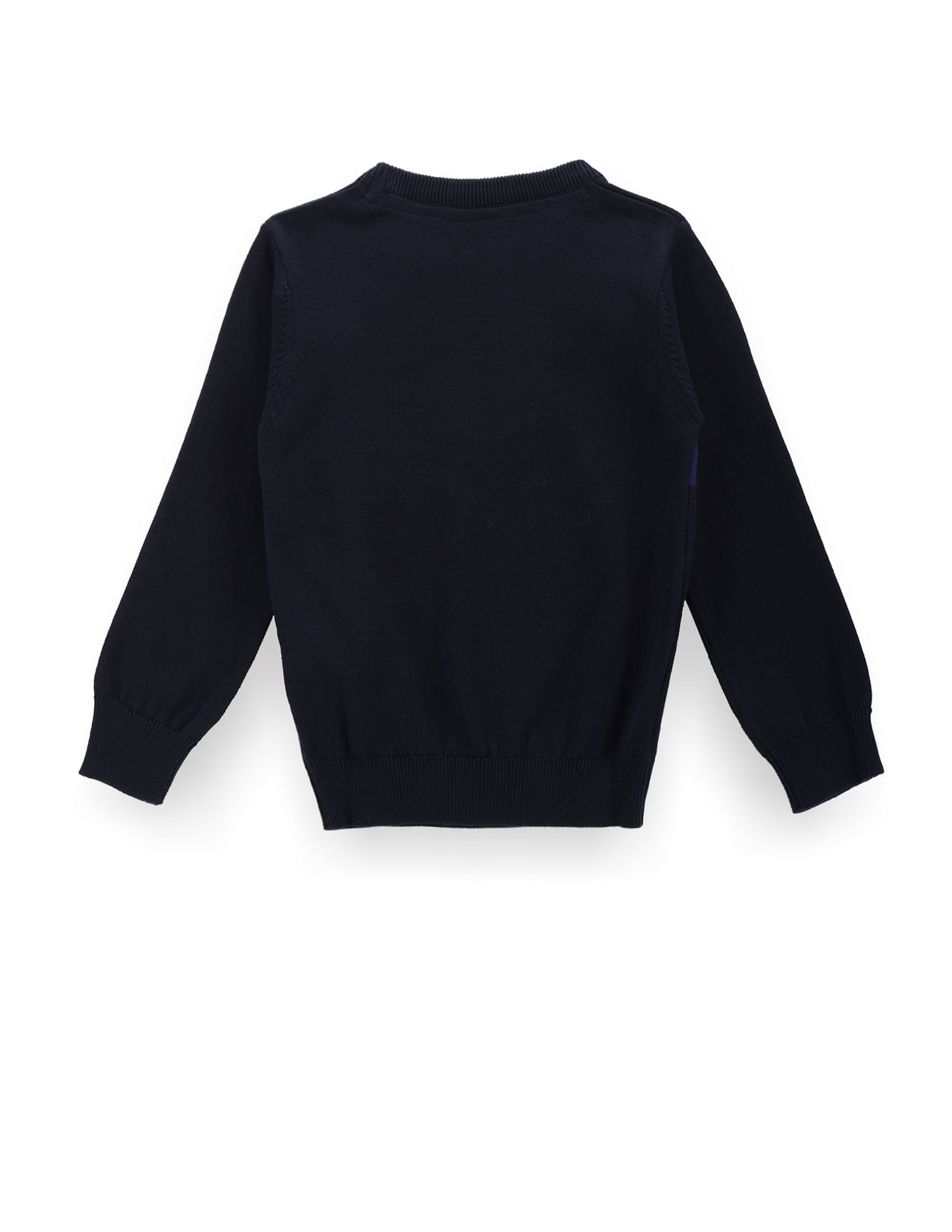 Boys Flag Pattern Sweater Navy - U.S. POLO ASSN. | Large