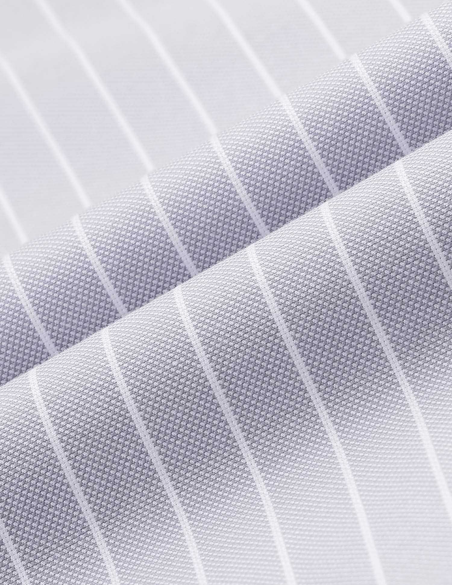 Tailored Fit Vertical Striped Shirt Grey - U.S. POLO ASSN. | Large