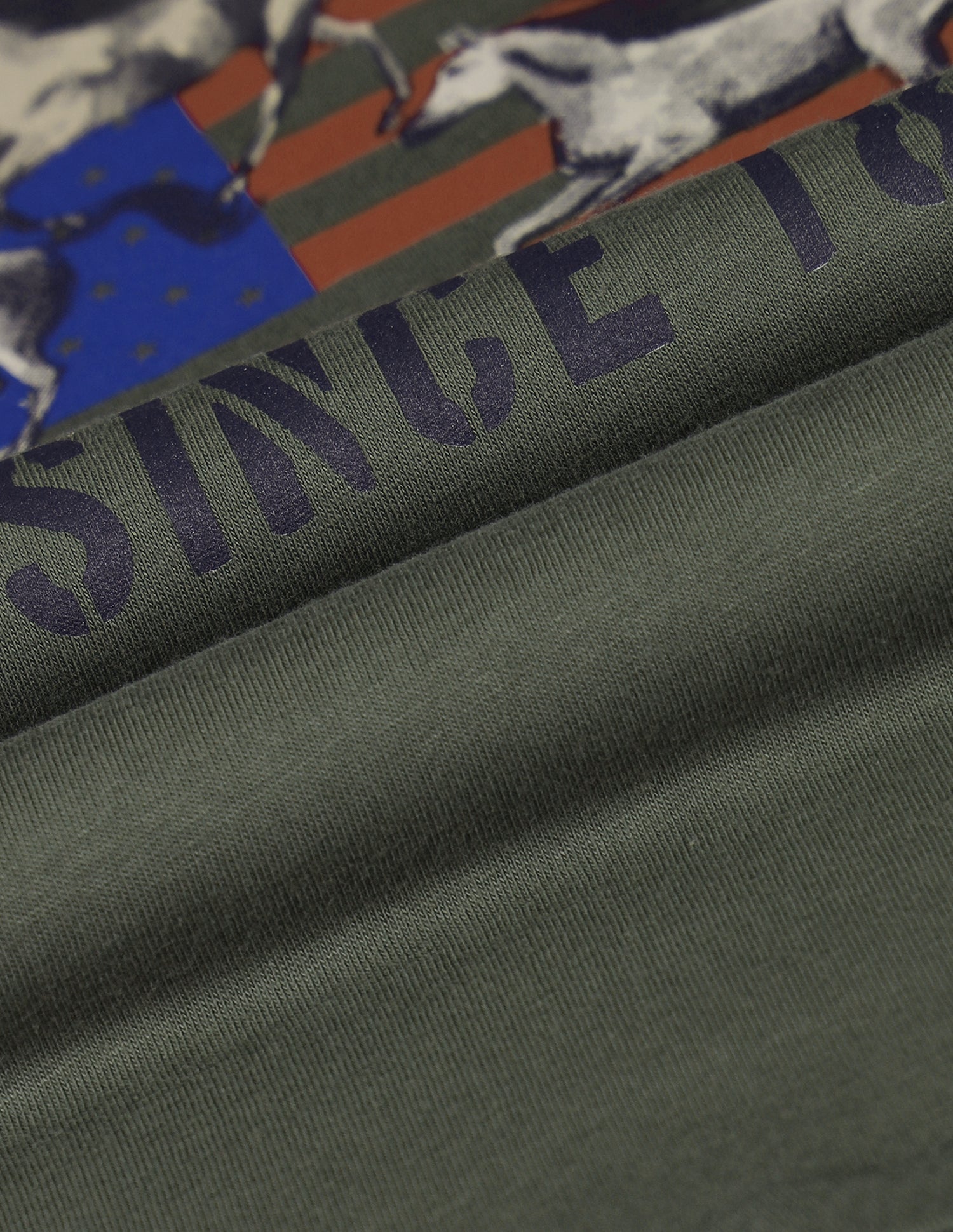 Boys Crew Neck T-Shirt Olive - U.S. POLO ASSN. | Large